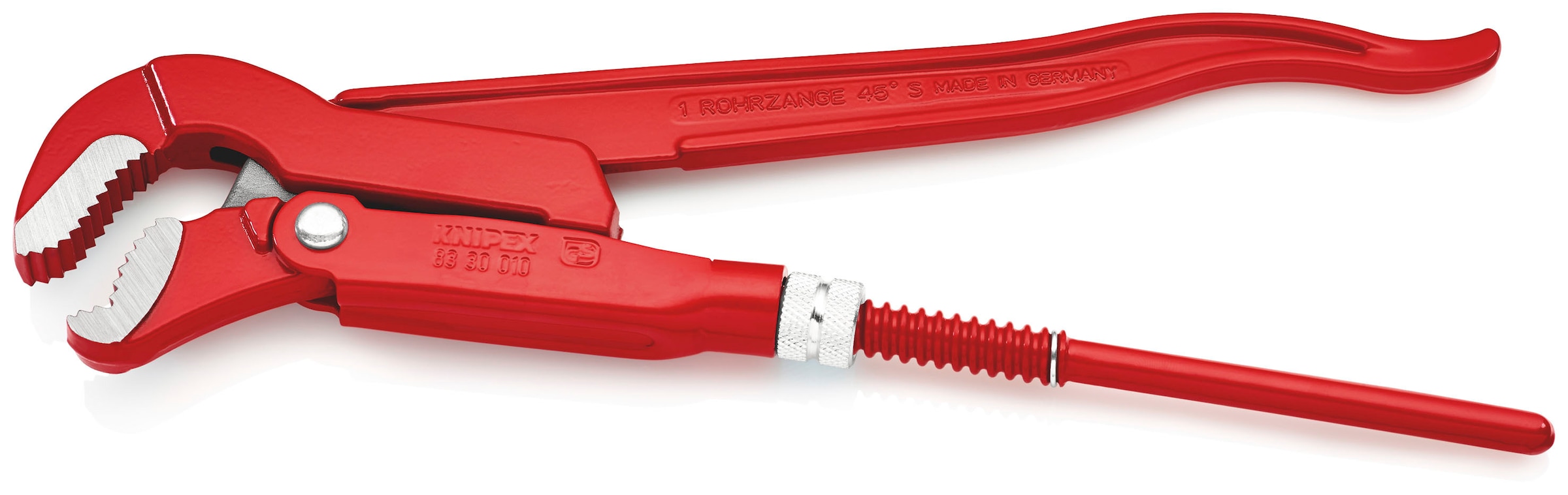 Knipex Rohrzange »83 30 010 S-Maul«, (1 tlg.), rot pulverbeschichtet 320 mm