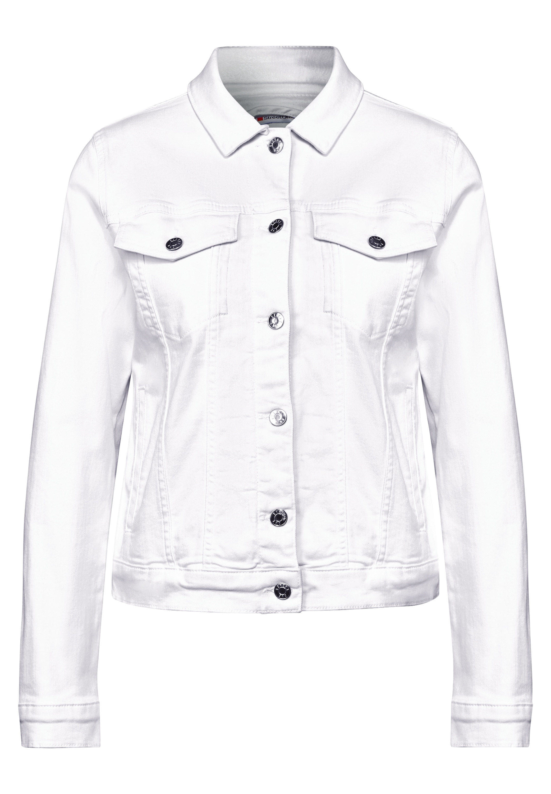 STREET ONE Jeansjacke »Style Lea«, ohne Kapuze, mit Knopfleiste und Stretch