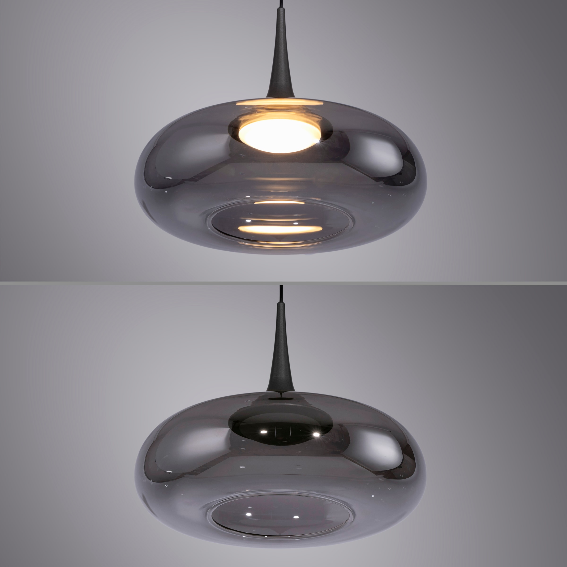 SCHÖNER WOHNEN-Kollektion LED Pendelleuchte »POSH« LED-Board 1 Stk. Warmweiß SCHÖNER WOHNEN Kollektion, SimplyDim, Memoryfunktion, Comfort-Lift