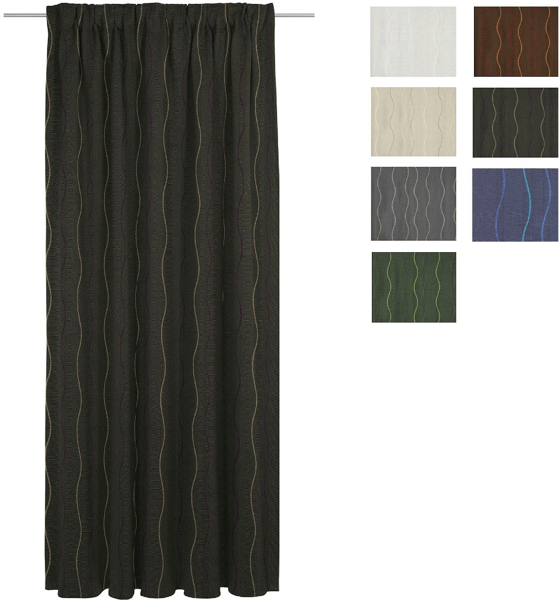 Wirth Vorhang »Sepino« Multifunktionsband 1 Stk. tlg.