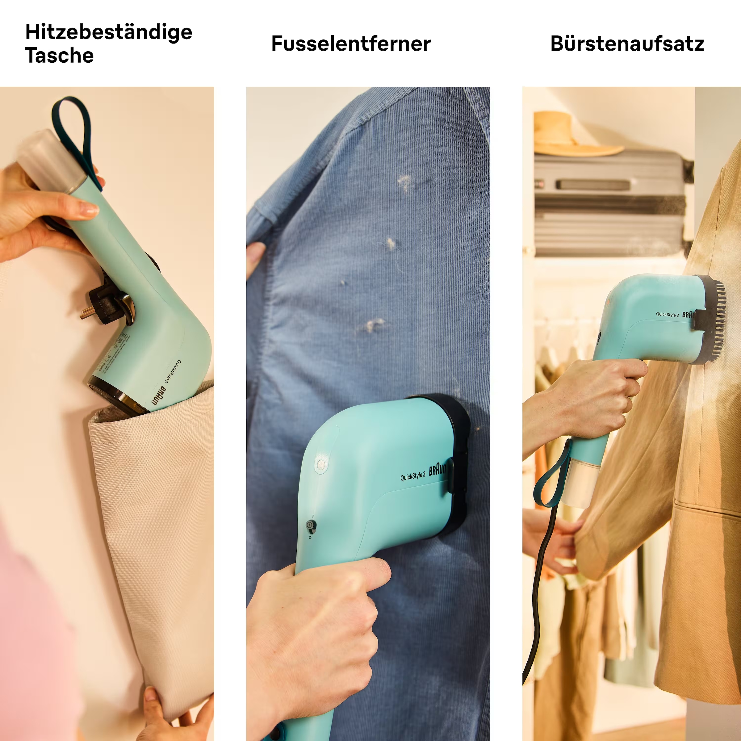 Braun Dampfbürste »QuickStyle GS 3013 GR« 1100 W