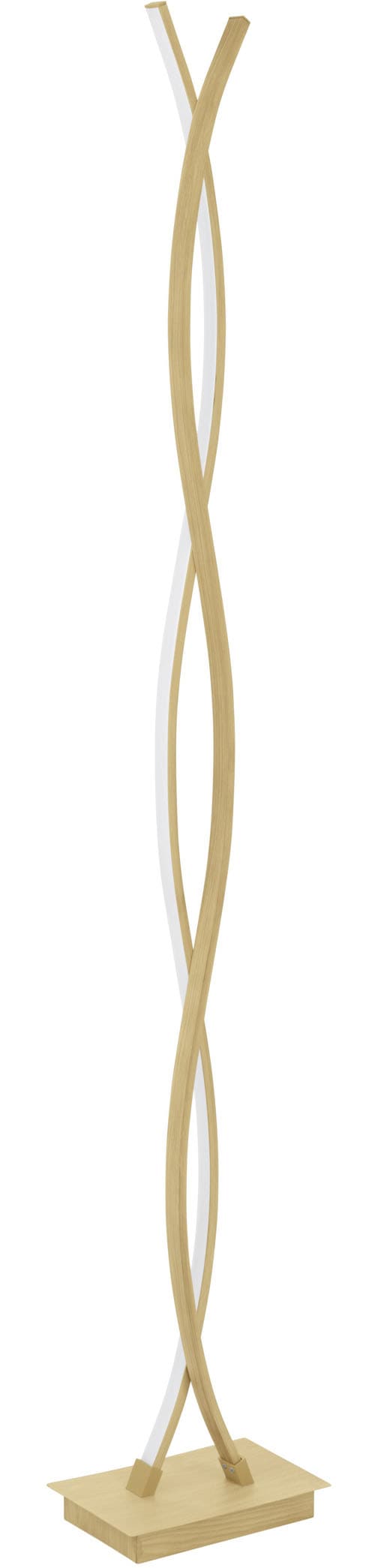 EGLO Stehlampe »LASANA 4 Stehlampe - Stahl, Alu - LED - 36W - IP20« LED-Modul 1 Stk. Warmweiß Standleuchte, Leselampe, Wohzimmer, Schlafzimmer, L23 x B11 x H143 cm