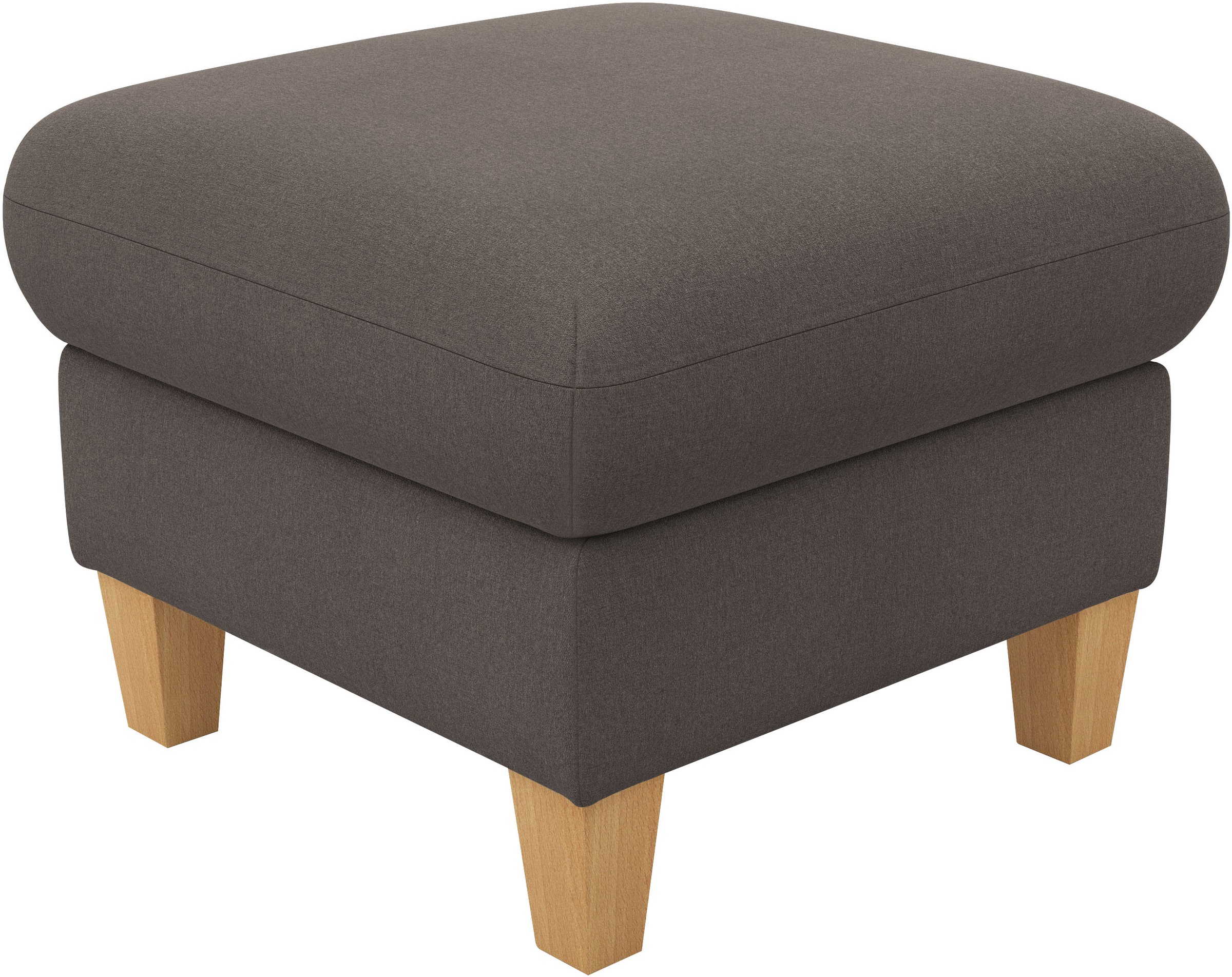 Home affaire Polsterhocker »Rochelle«, (1 St.), Massive 12 cm Holzbeine