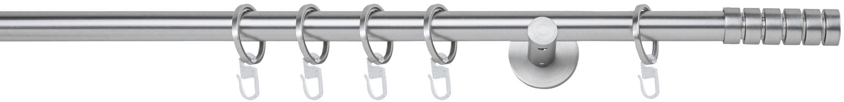 mydeco Gardinenstange »20mm Rillcube Wandträger 6,5 cm«, 1 läufig-läufig, Fixmaß
