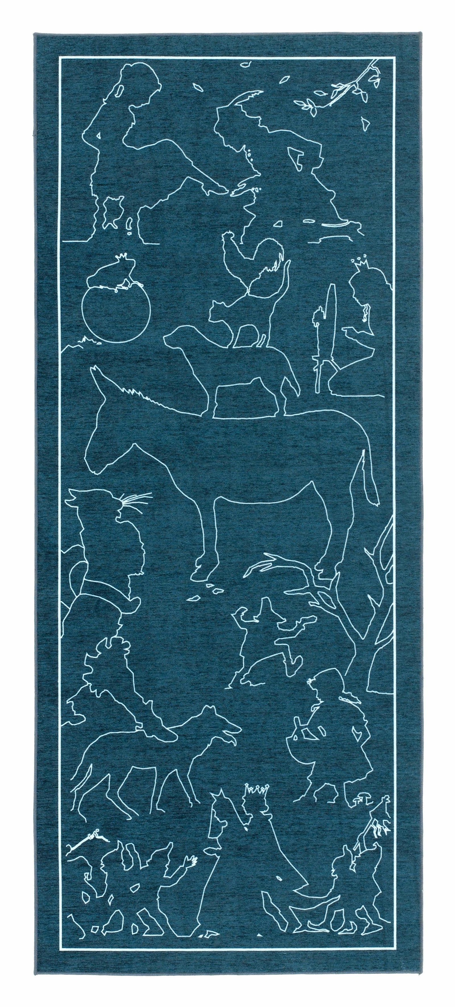 grimmliis Läufer »Märchen 8«, rechteckig, 2 mm Höhe, Motiv verschiedene Märchen, Kinderzimmer