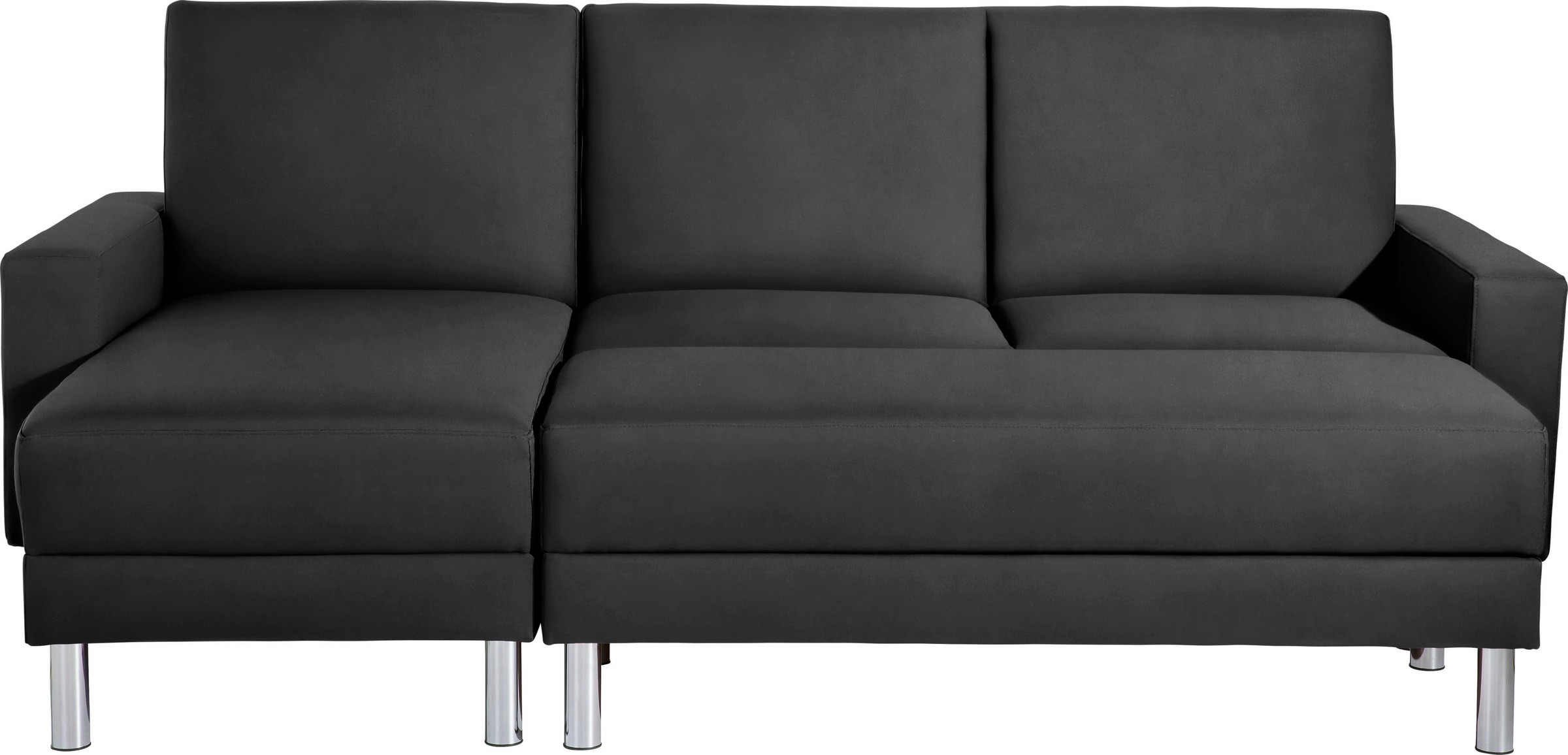 Max Winzer® Schlafsofa »Just Fresh modernes kubisches Sofa, Rückenverstellung für Sitzkomfort«, Recamiere links oder rechts montierbar, elegante Metallfüße