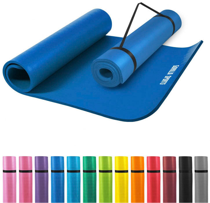 Yogamatte »Schwarz 190 x 100 x 1,5 cm«