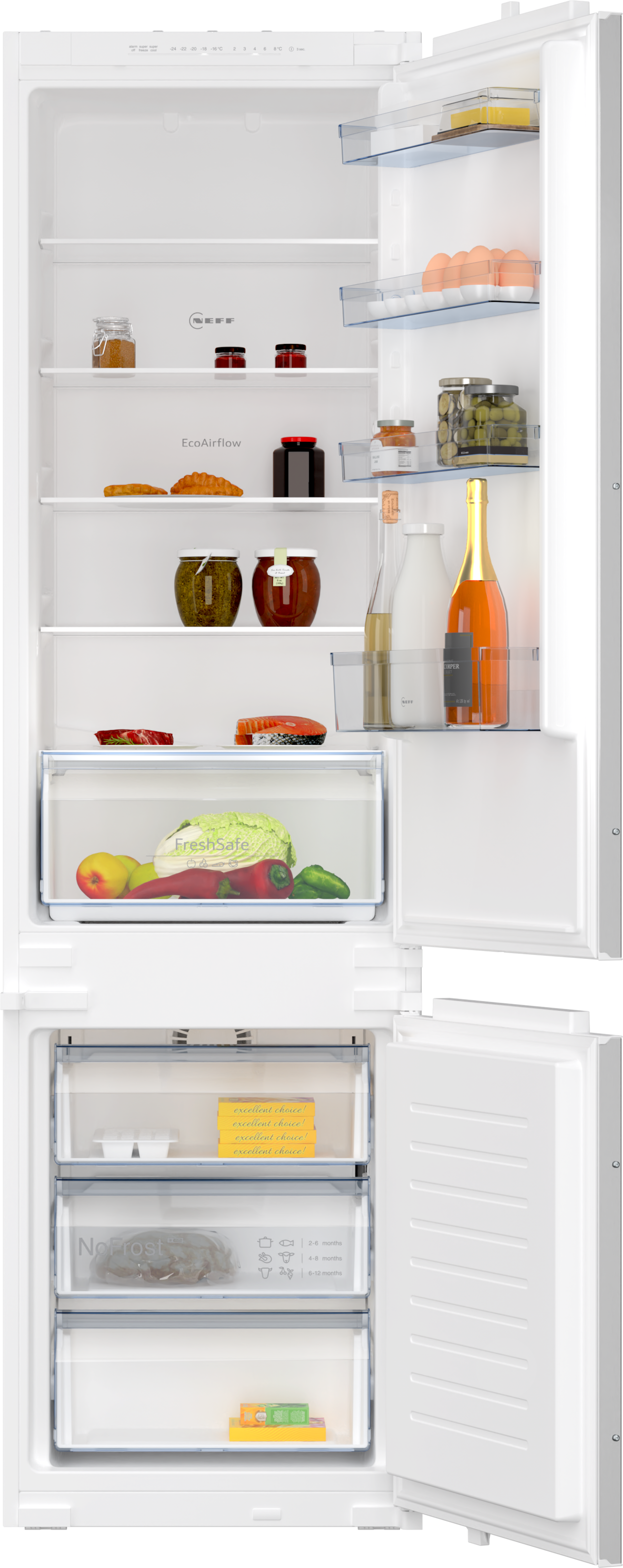 Neff KI7961SE0 N30 Integrated 70 30 Frost Free Fridge Freezer 193cm Hi