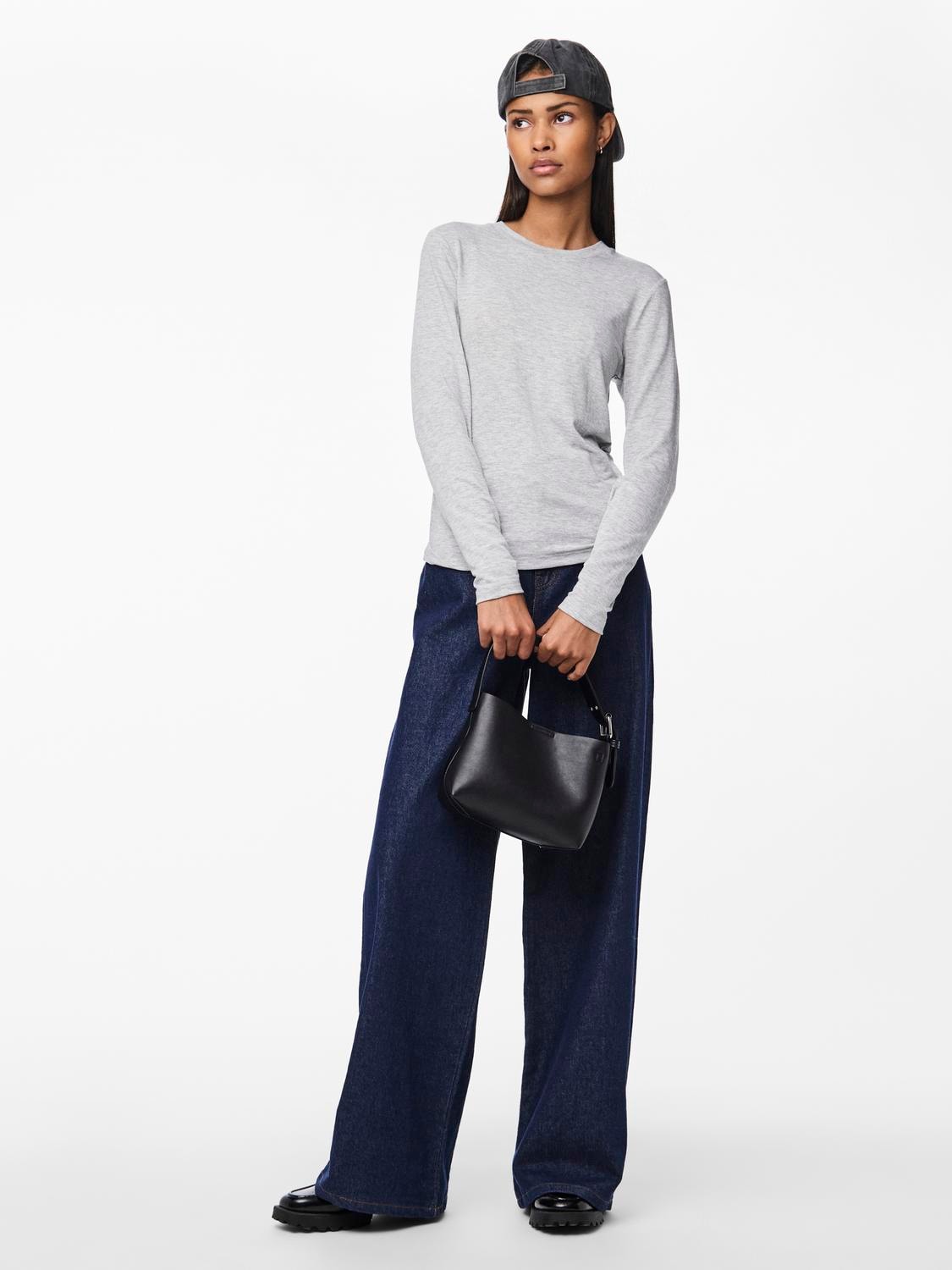 pieces Langarmshirt »PCMARIA LS TOP NOOS BC«