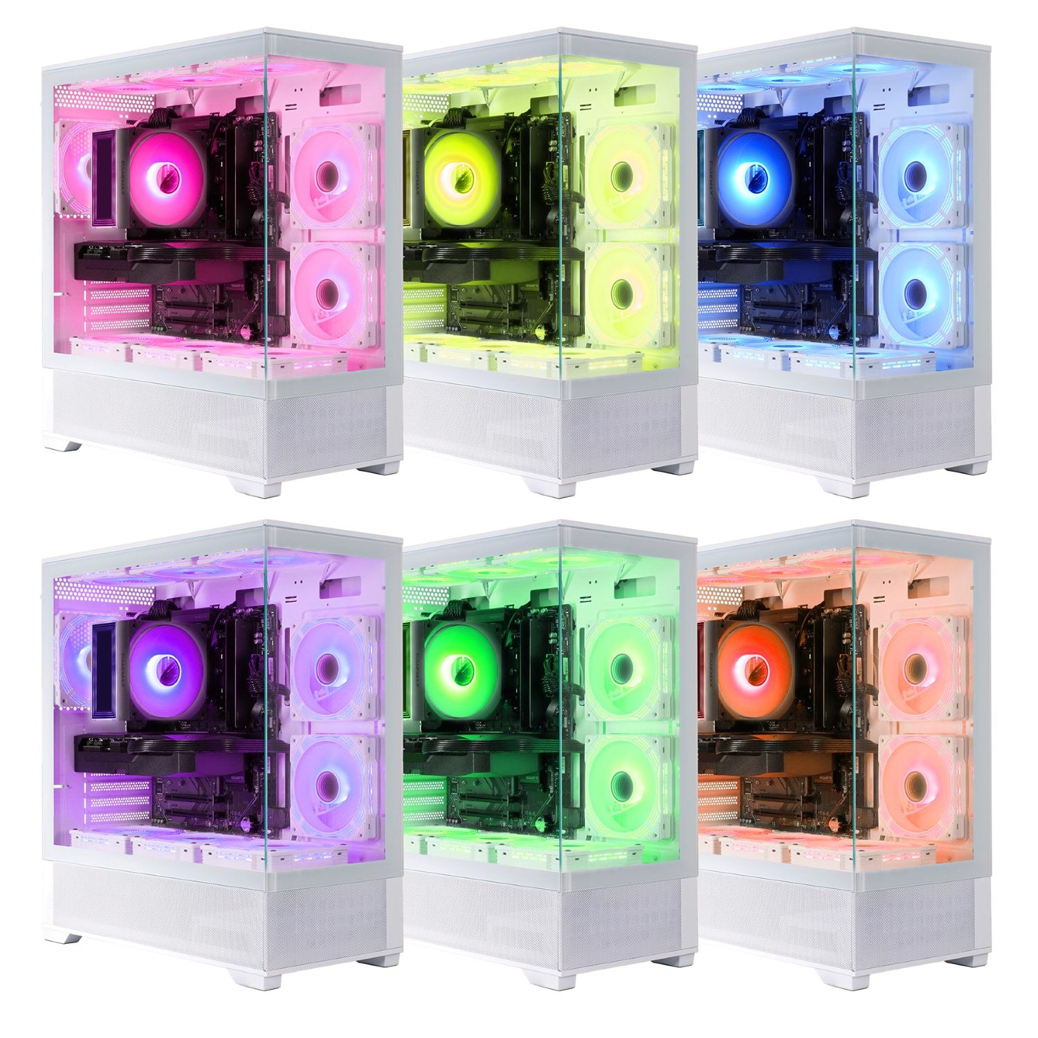 GAMEMAX Gaming-PC »Vista AW 8030 AMD Ryzen 5 7500F 16GB DDR5 1TB SSD RX 9070« Windows 11, DDR5 RAM