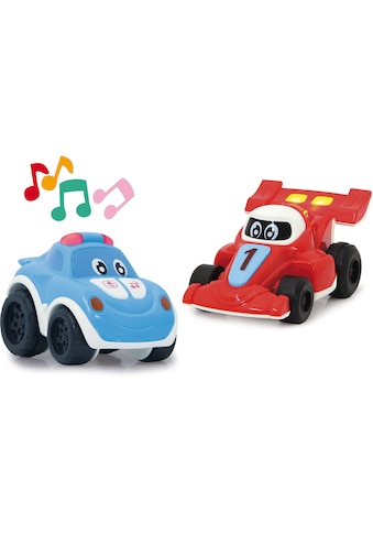 Jamara Spielzeug-Auto »My little Racer, rot/blau«, (Set, 2 tlg.), mit Licht und Sound kaufen