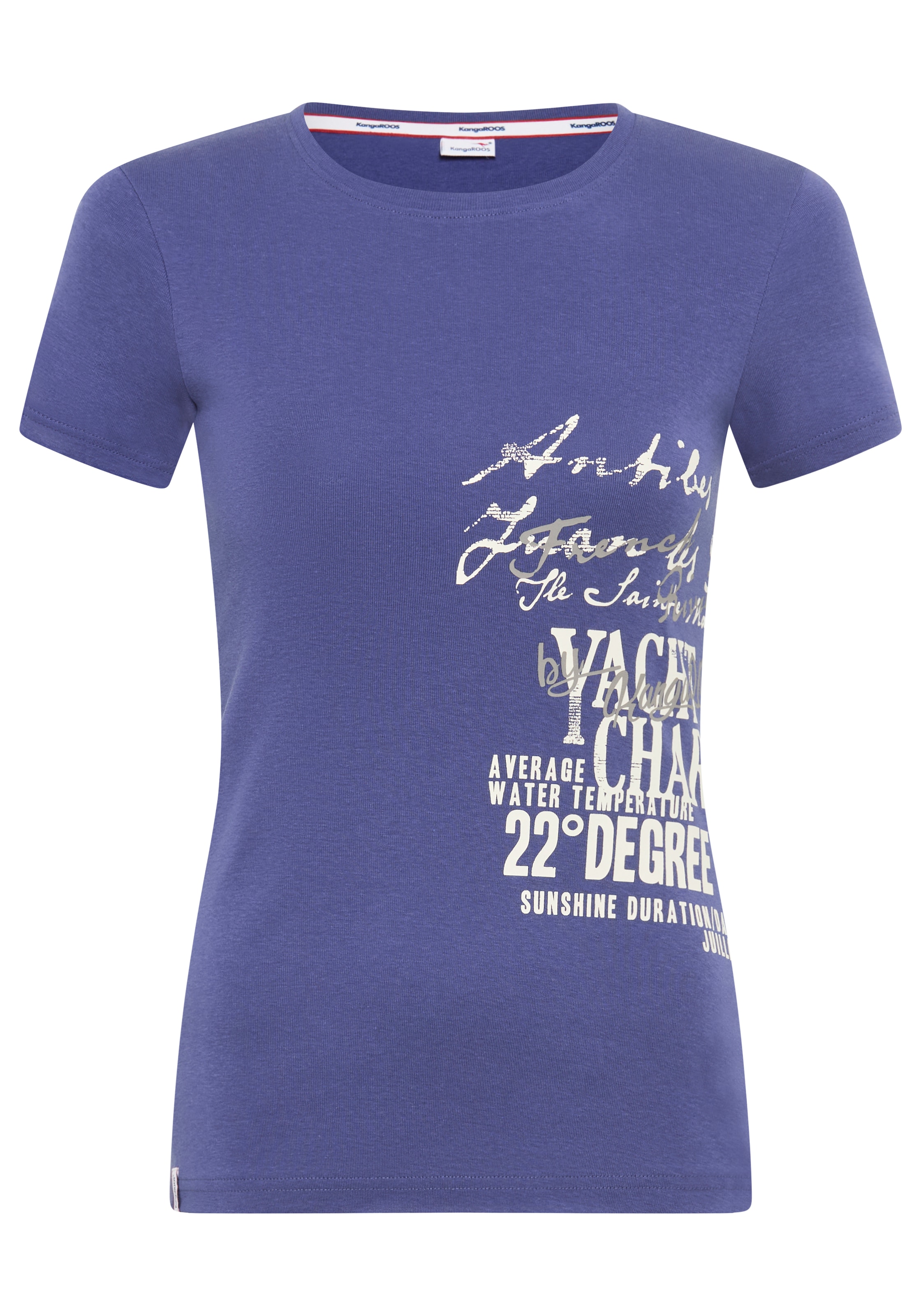 KangaROOS T-Shirt im Basic-Look mit Print