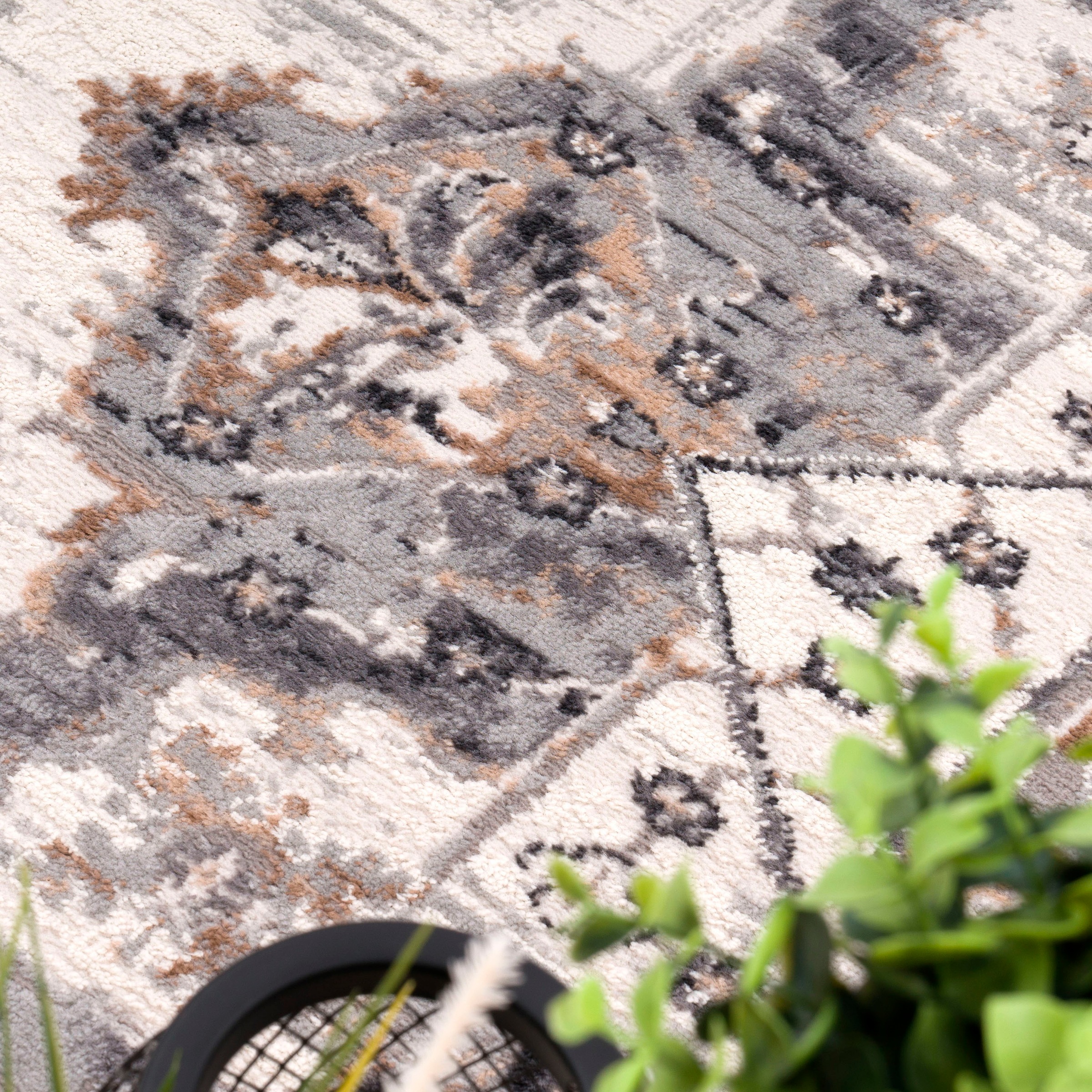 Paco Home Teppich »Foggia 772«, rechteckig, 12 mm Höhe, Kurzflor, Orient Optik, Vintage Design