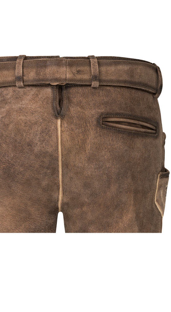 Nübler Trachtenhose »Lederhose kurz Braumeister«