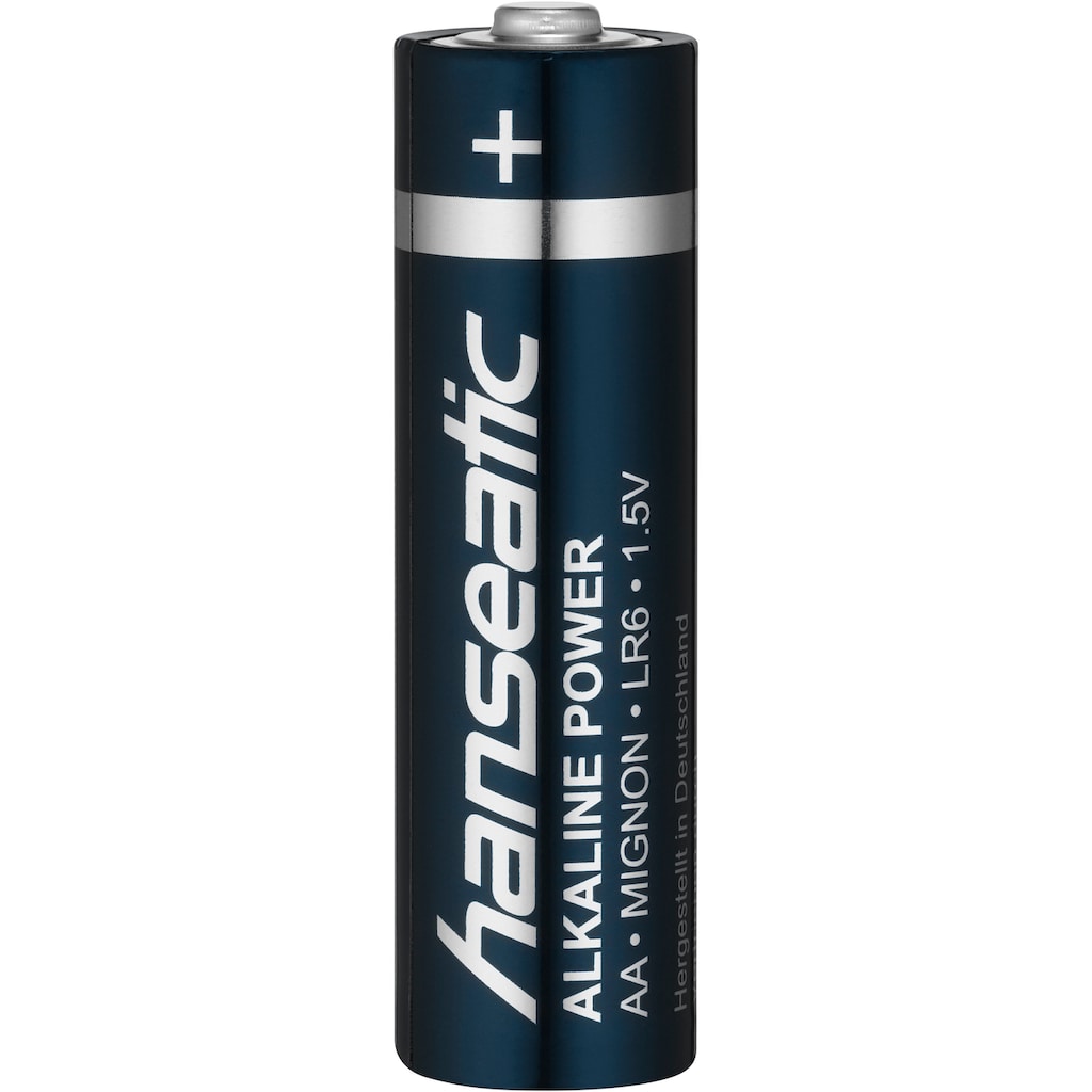 Hanseatic Batterie »20er Pack Alkaline Power, AA Mignon«, LR06, (Packung, 20 St.)