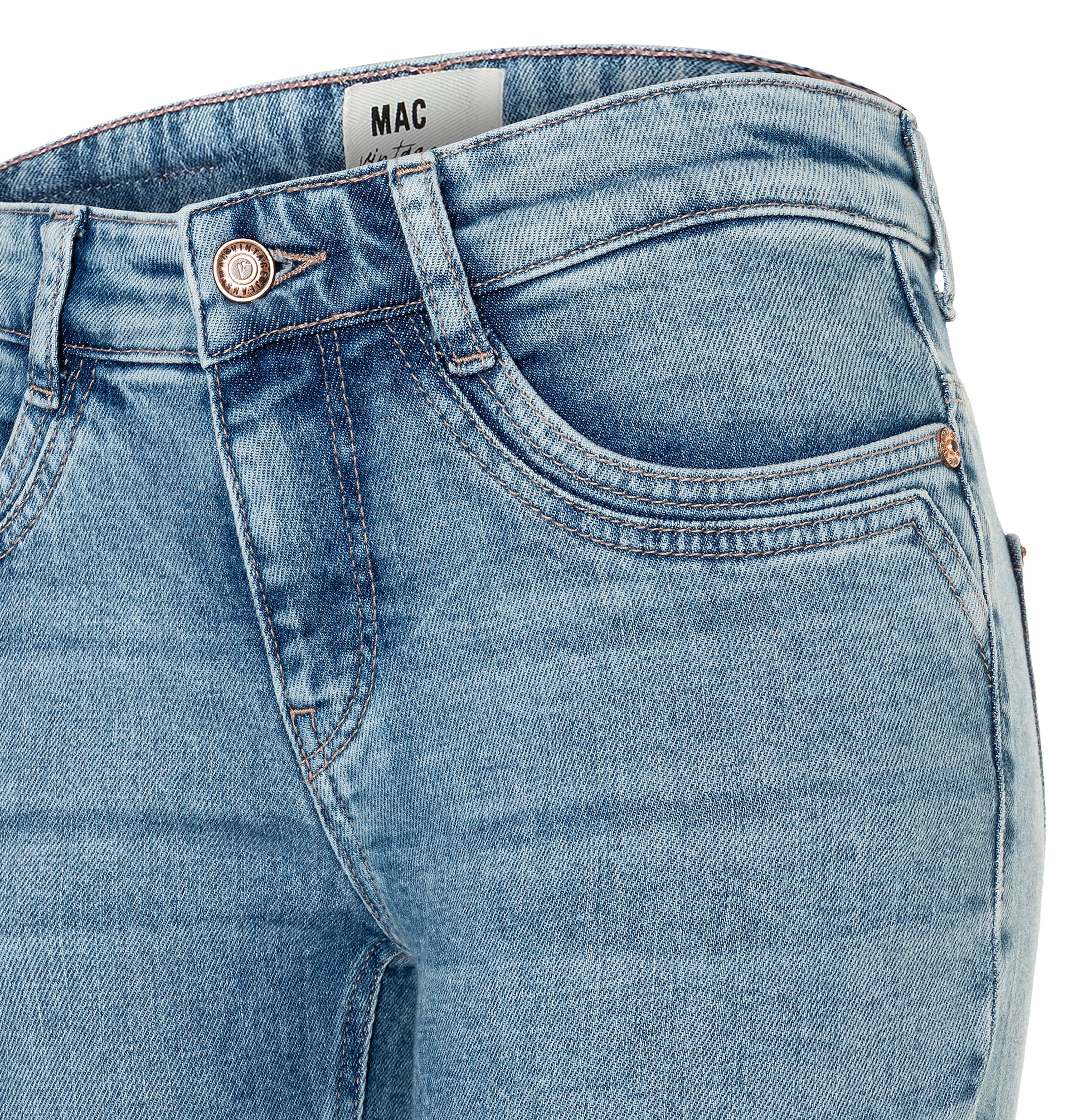 MAC »DETROIT flared« Aufwendig gearbeitete Details an den Vordertaschen