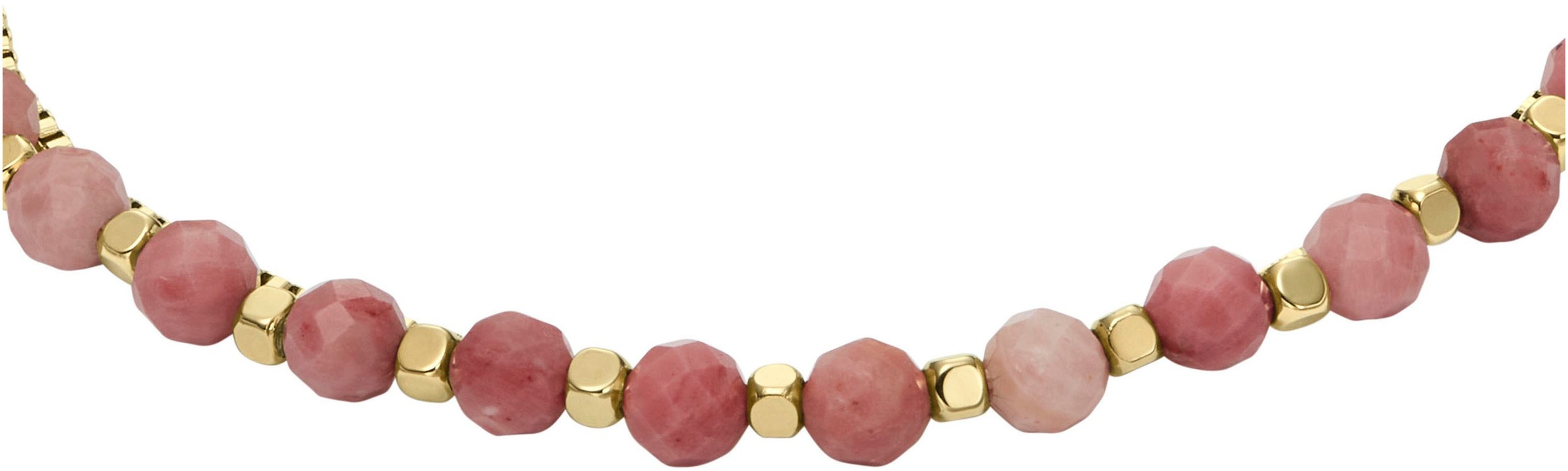 Fossil Armband »JEWELRY, JF04685040, JF04683710, JF04682710«, mit Amethyst, Tigerauge, Rhodochrosit