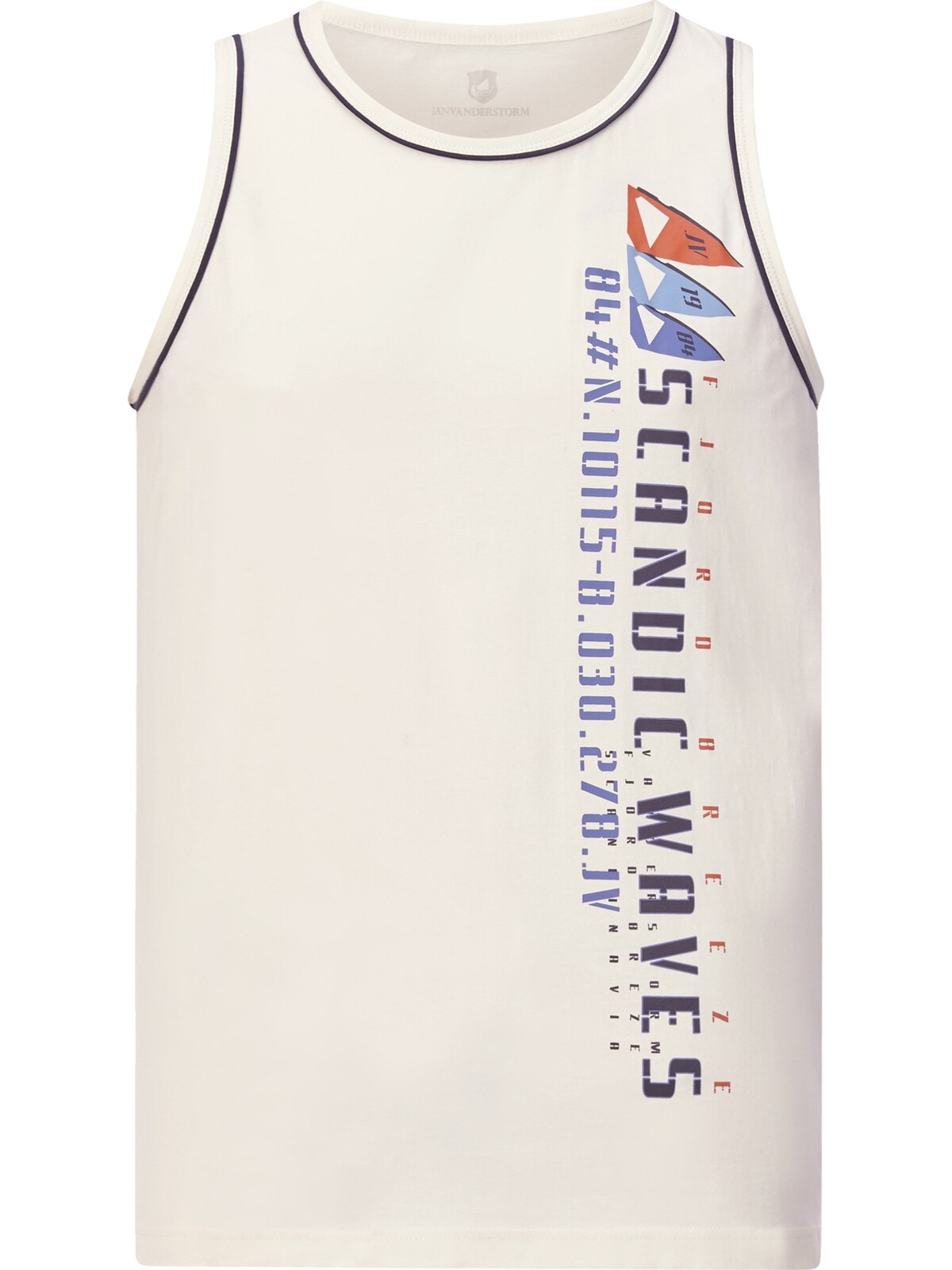 Jan Vanderstorm Tanktop »Doppelpack Tanktop TIDEMAN«, (2 tlg.), mit seitlichen Schlitzen