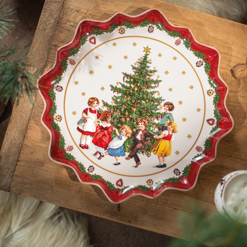 Villeroy & Boch Servierplatte »Gebäckteller "Kinder tanzen" Toy's Fantasy ø 39,2 cm bunt«