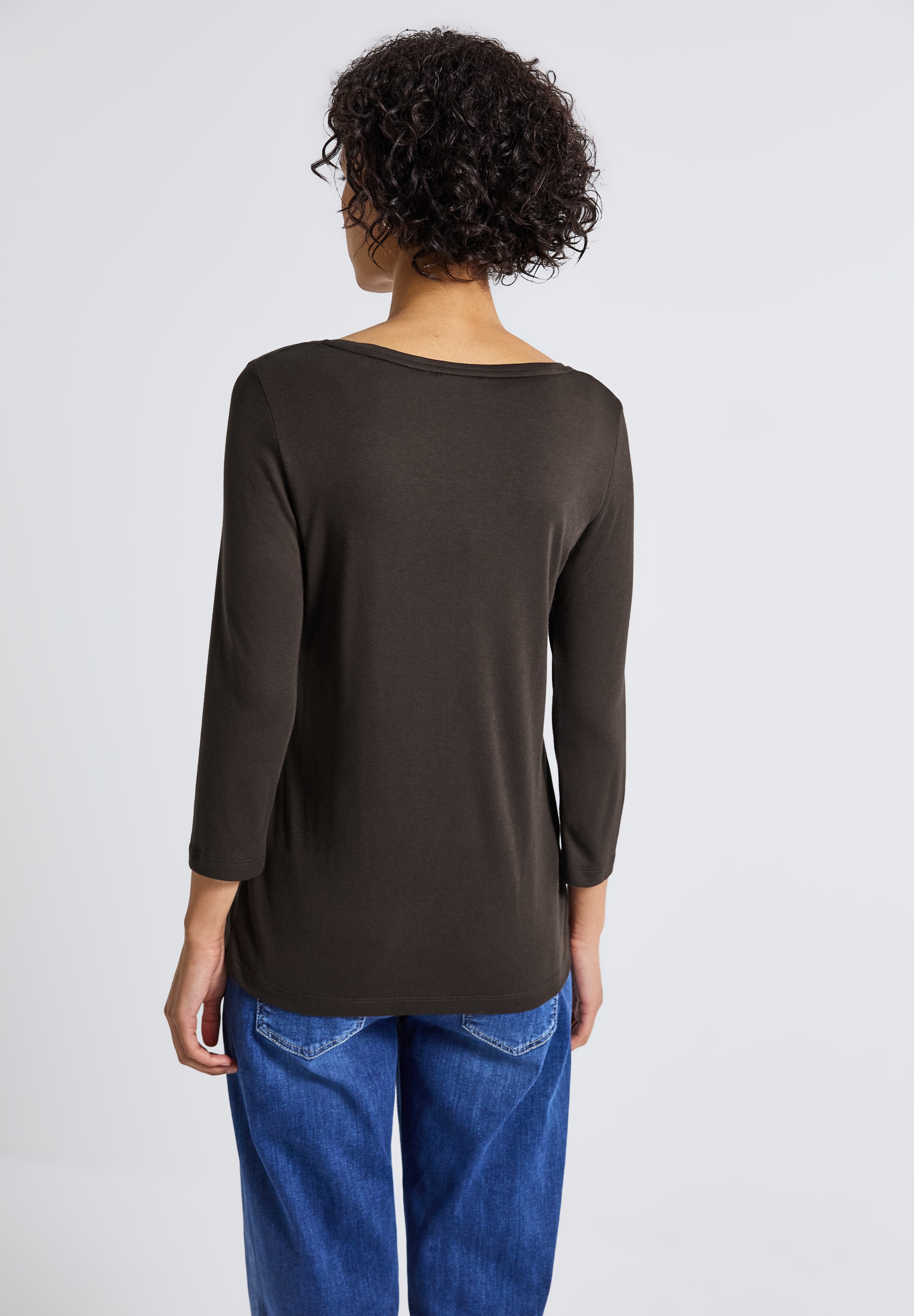 STREET ONE 3/4-Arm-Shirt, mit Knopfdetail
