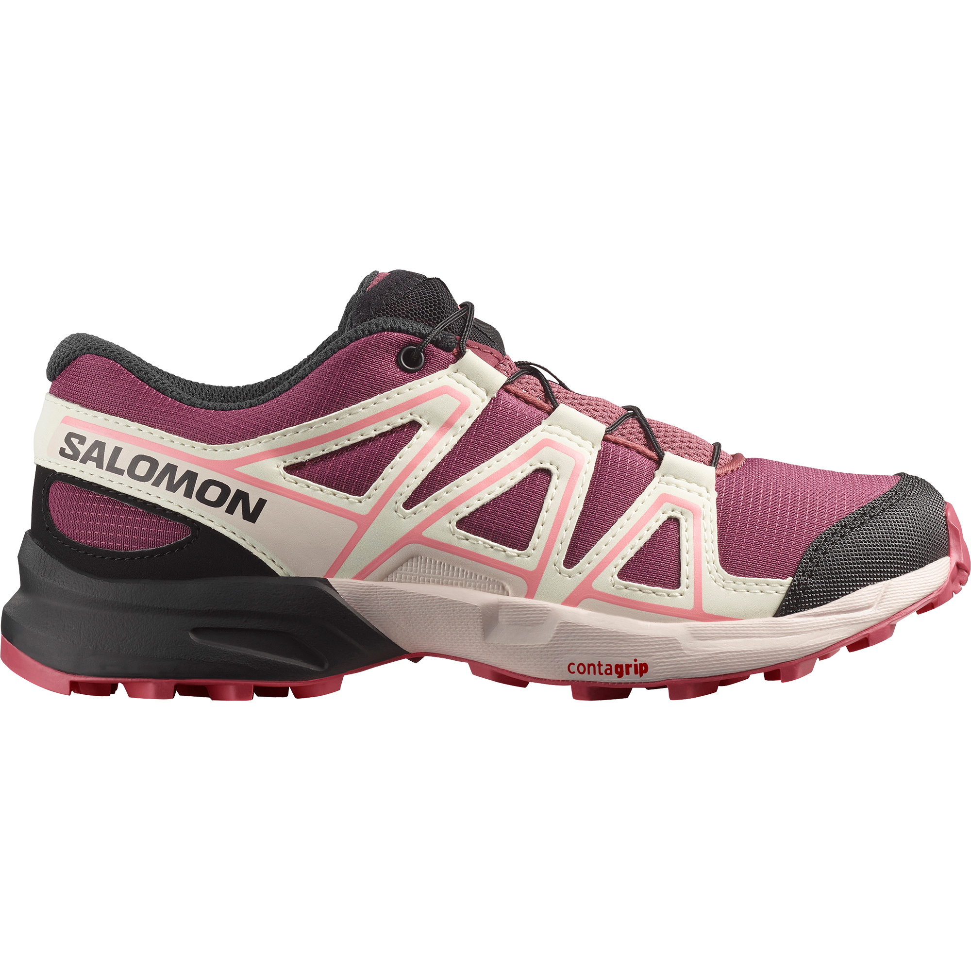 Salomon, Herren, Outdoorschuh »SPEEDCROSS J«, Nocturne/Hushed Violet/Rouge Red, 36, Nocturne/Hushed Violet/Rouge Red, Funktionaler Outdoorschuh von 