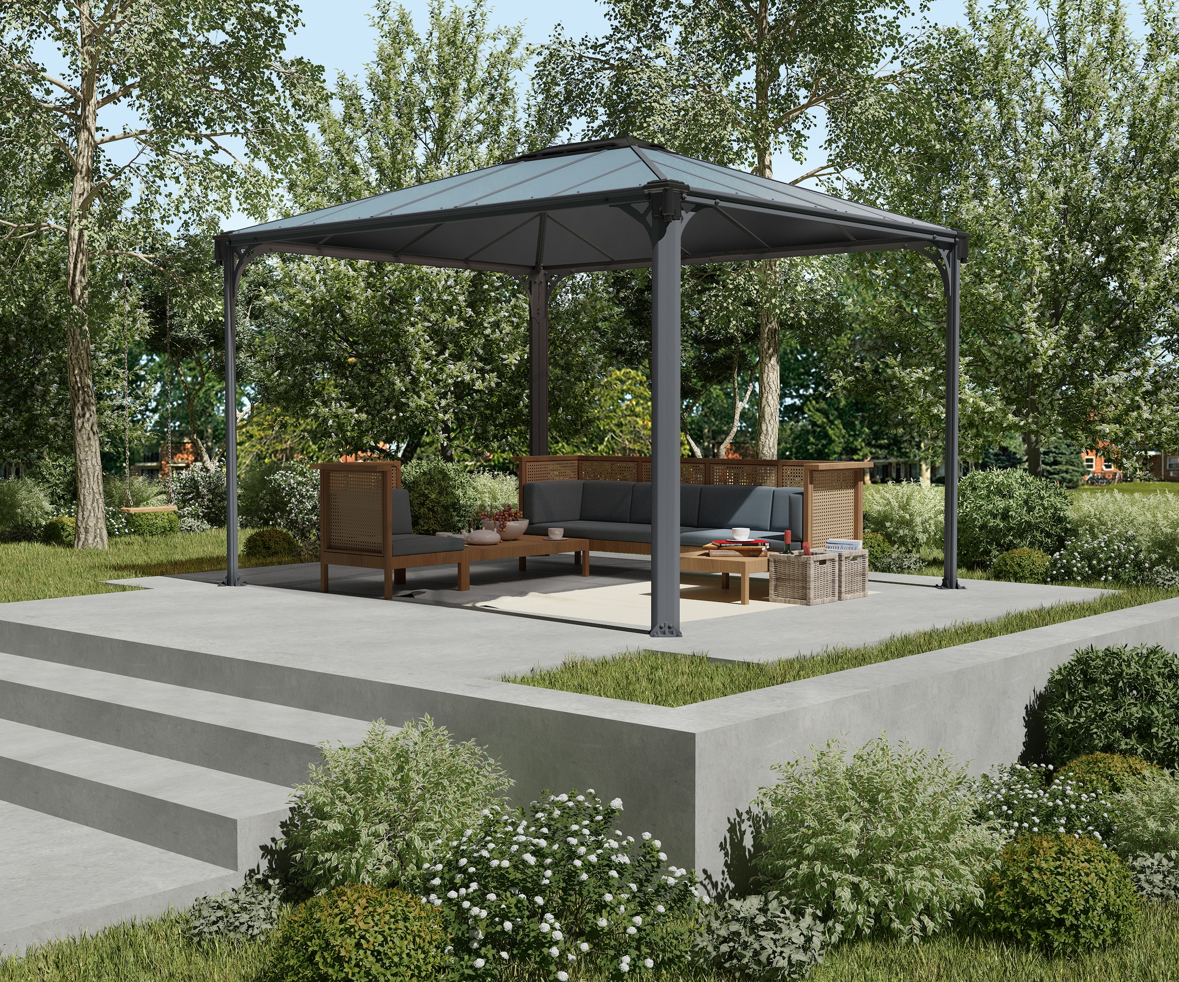 Palram - Canopia Pavillon »Martinique 3600«, BxT: 360x295,8 cm