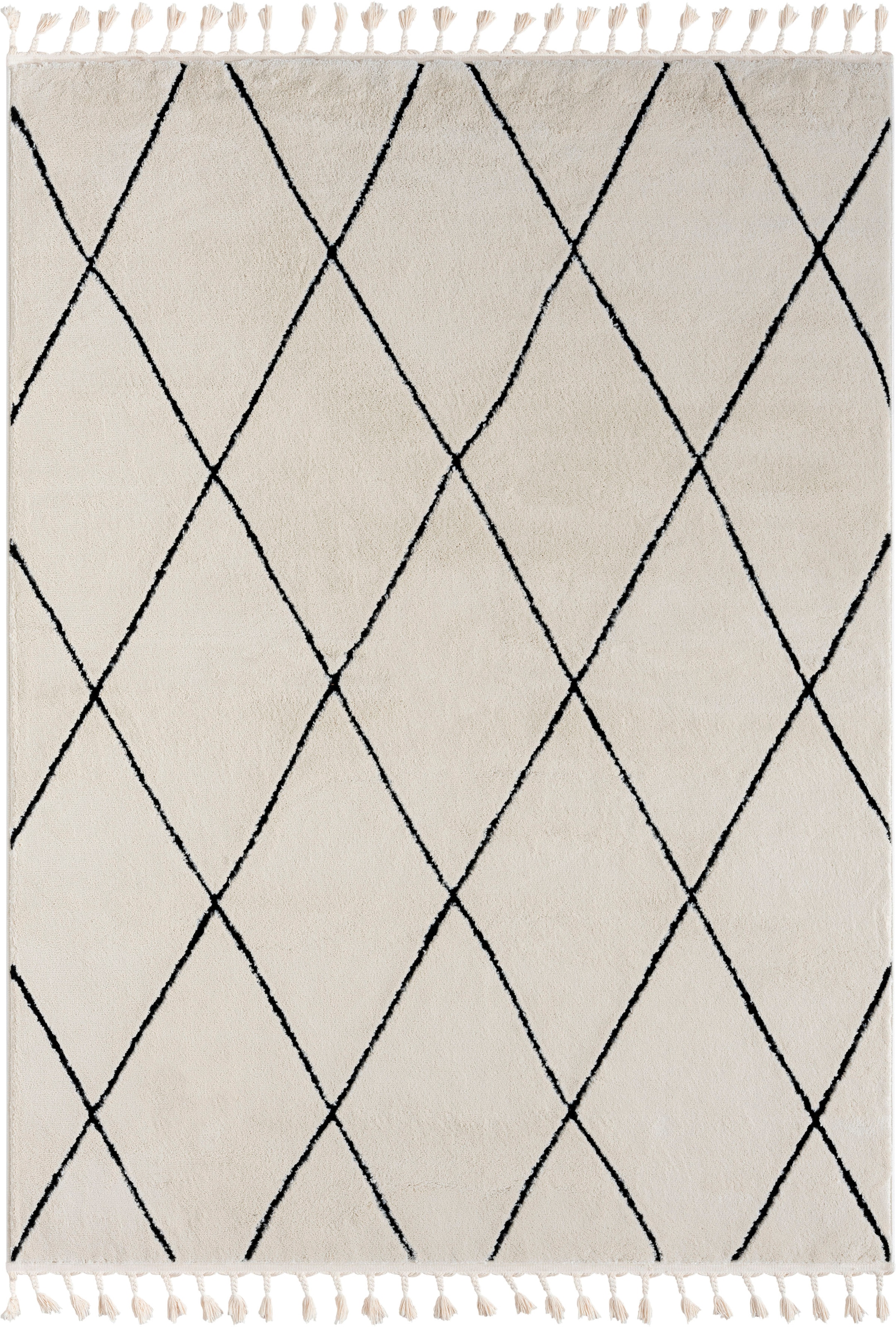 Hochflor-Teppich »Moroccan Diamond«, rechteckig, 24 mm Höhe, modern, marokkanisches...