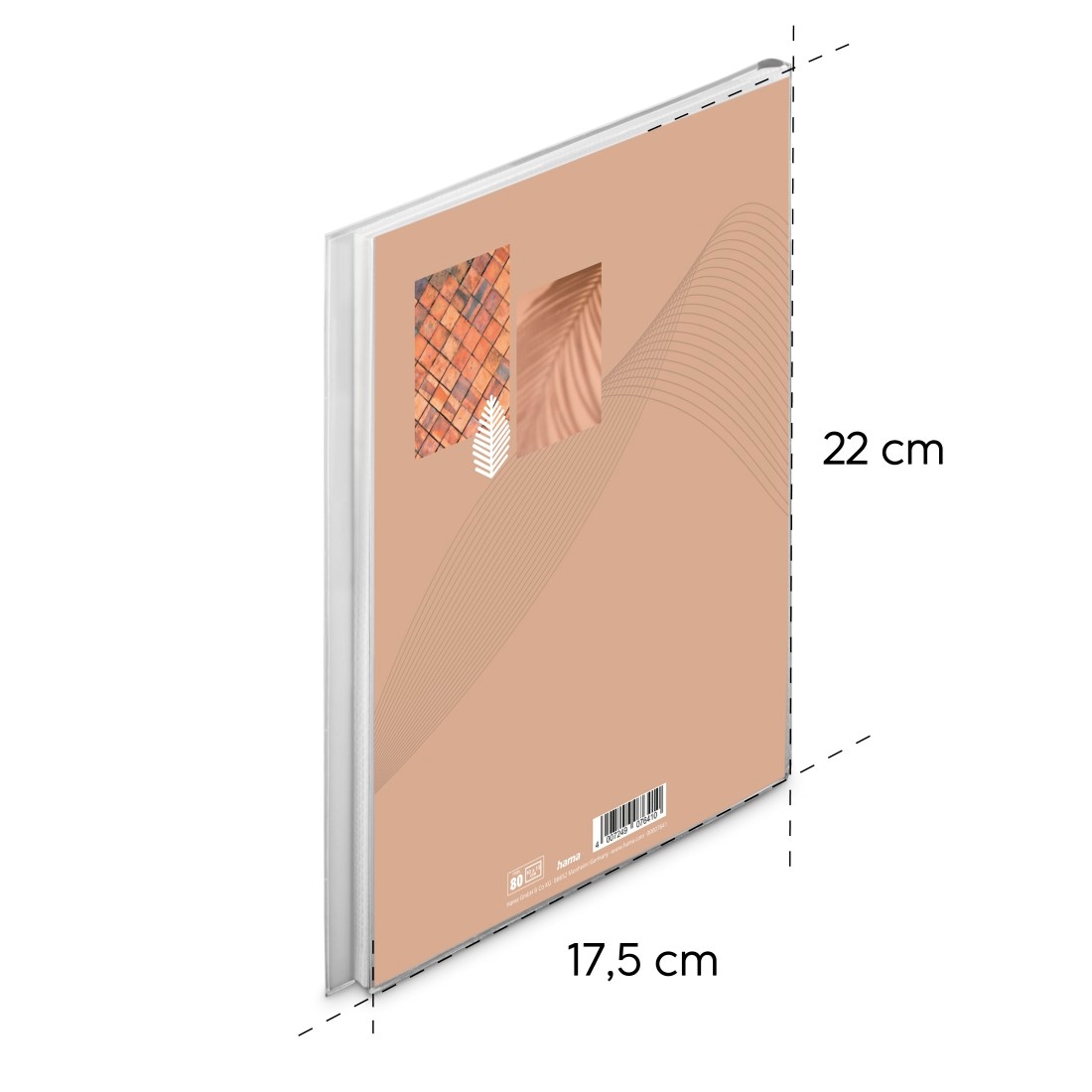 Hama Einsteck-Fotoalbum »Fotoalbum Softcover-Album "Singo II", für 80 Fotos 10x15cm, Terracotta«