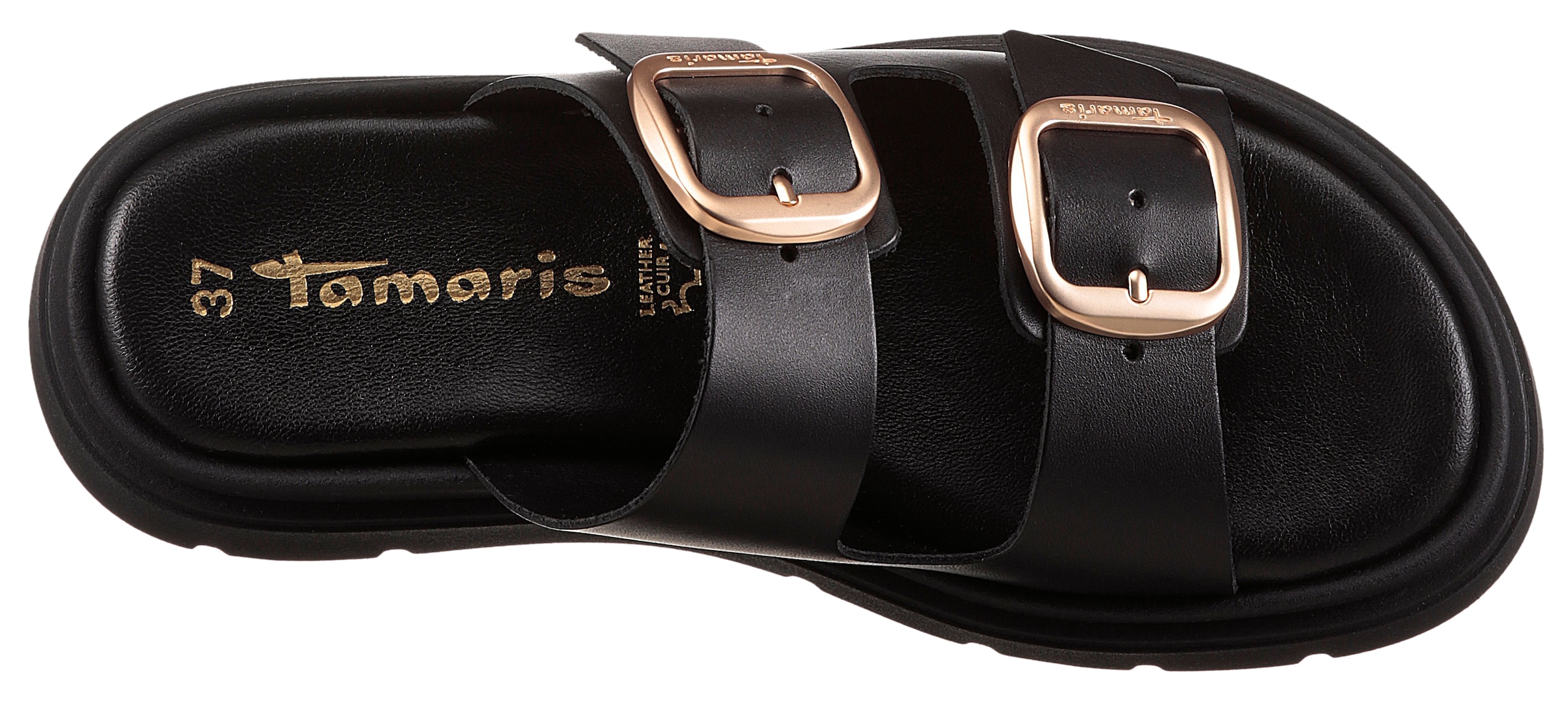 Tamaris Pantolette  , Keilabsatz, Plateau, Sommerschuh, mit Touch It-Ausstattung