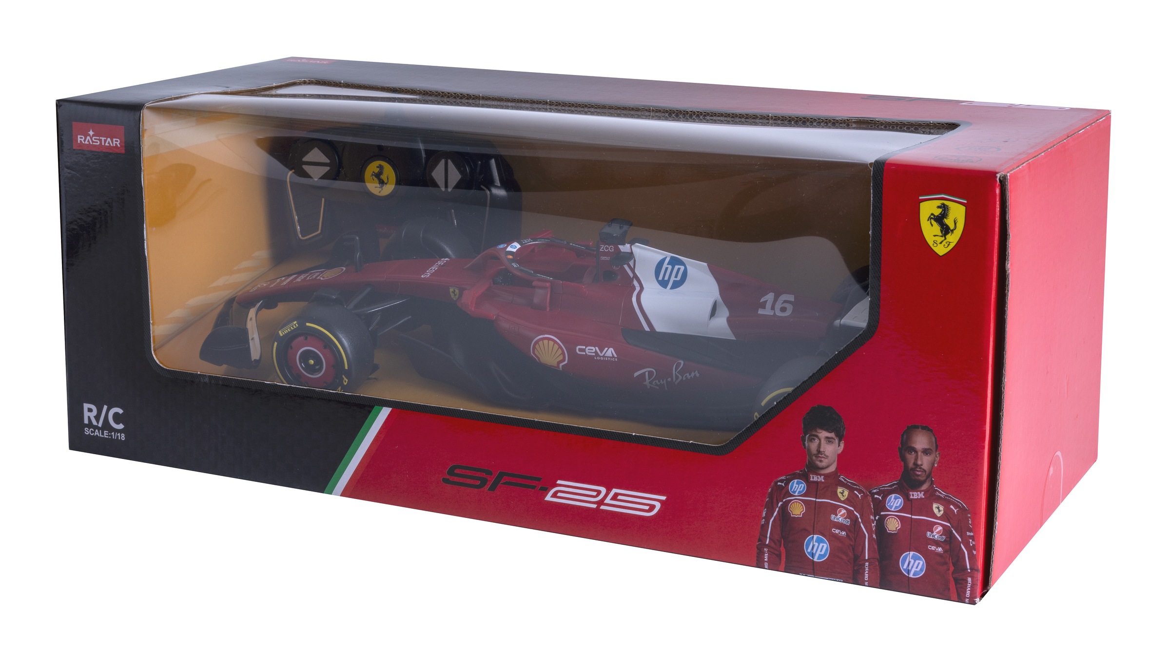 Jamara RC-Auto »Ferrari SF-25 1:18 rot 2,4GHz«