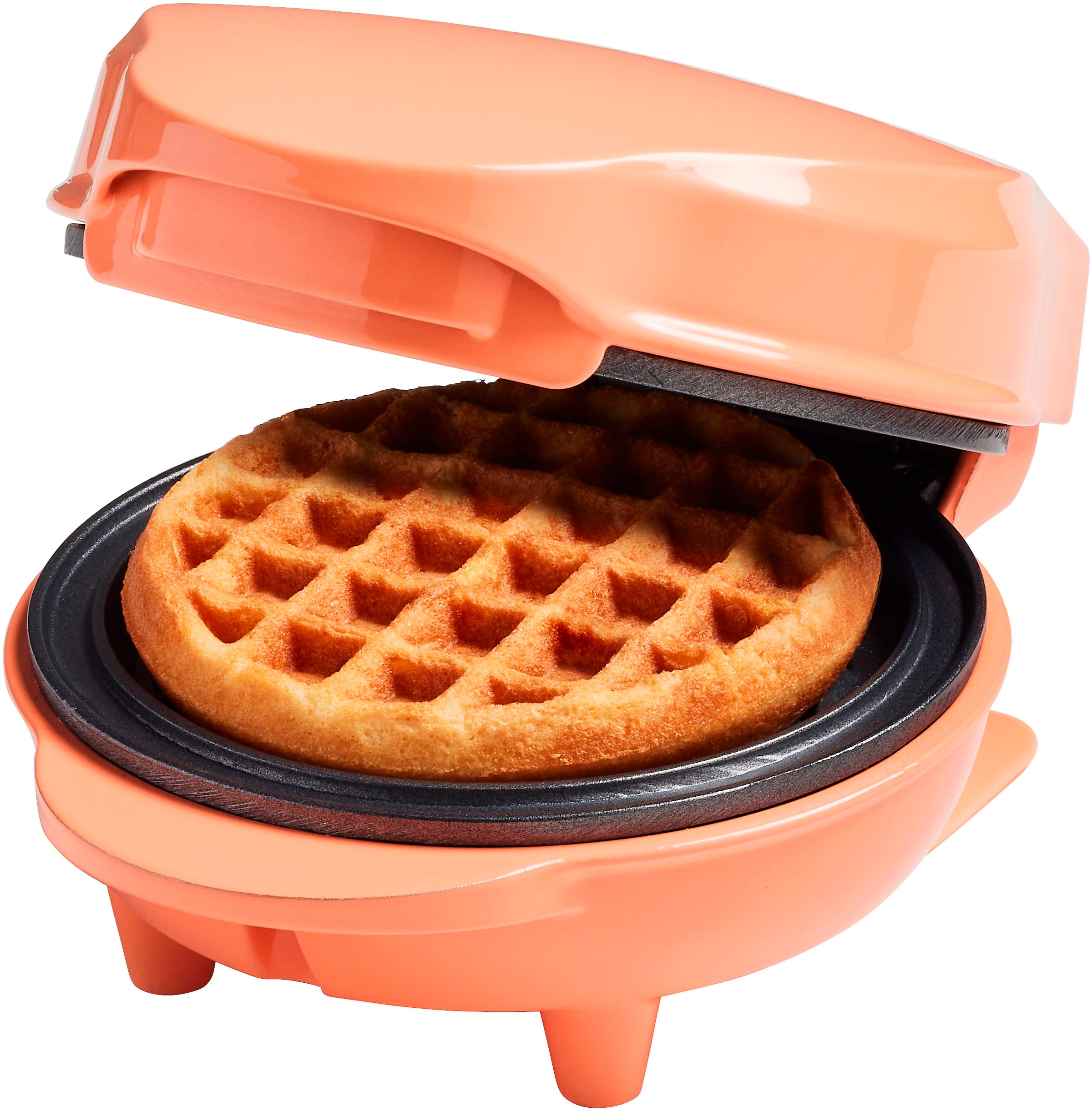 bestron Waffeleisen »AMW500 Mini«, 550 W, für klassische Waffeln, kleiner Waffelmaker mit Antihaftbeschichtung