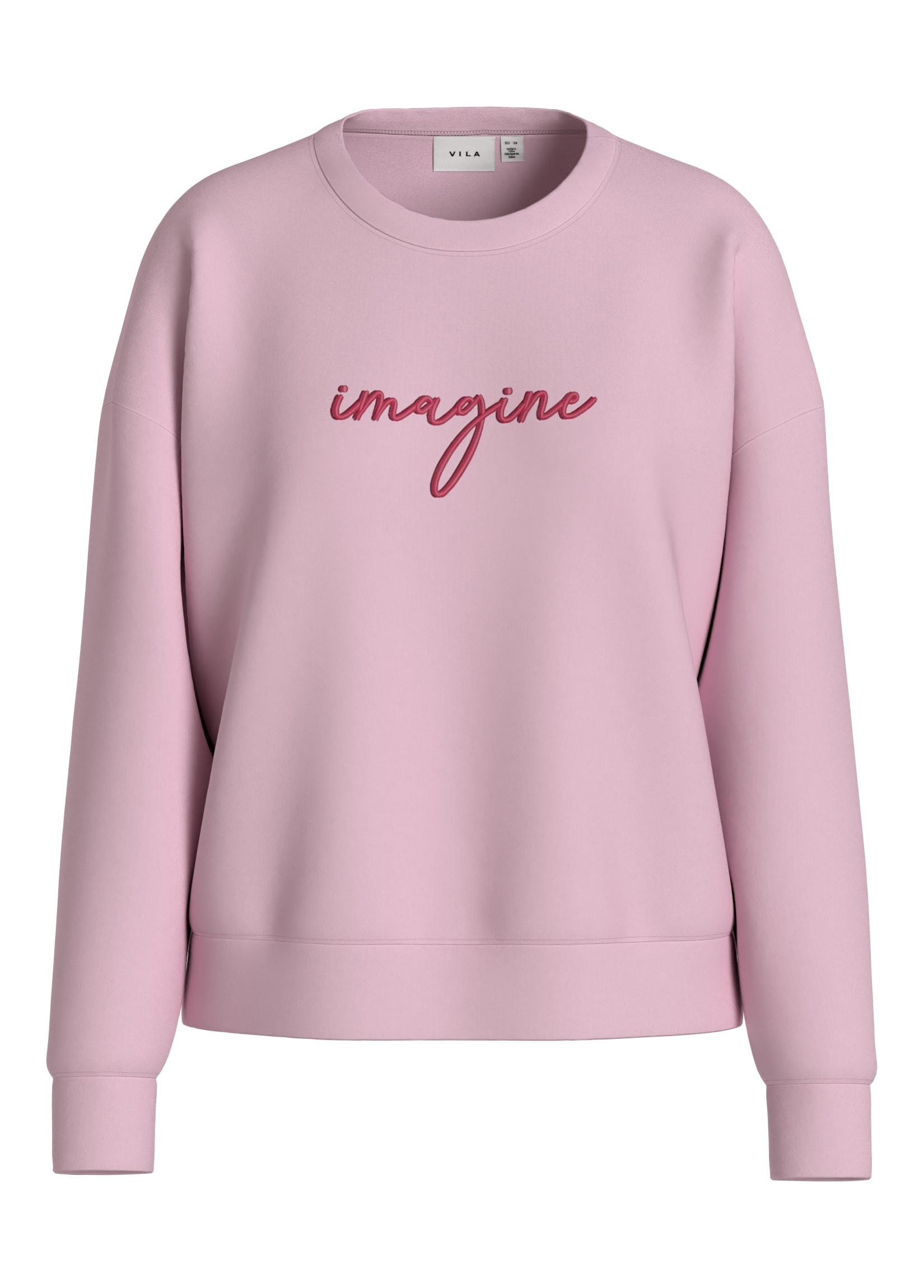 Vila Sweater »VISIFFI IMAGINE O-NECK L/S TOP/PB«
