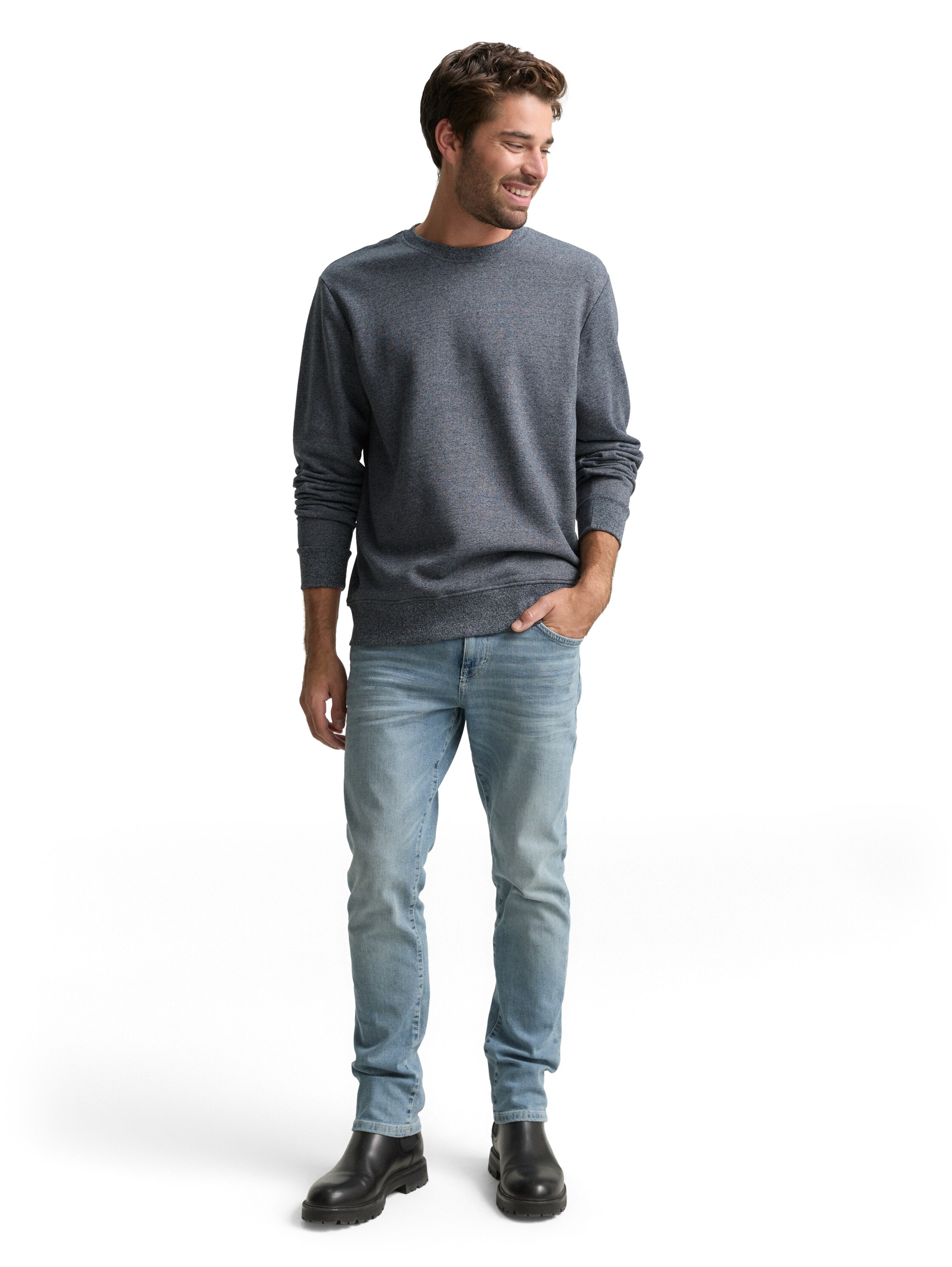 TOM TAILOR Sweatshirt , mit Logo Stickerei am Arm
