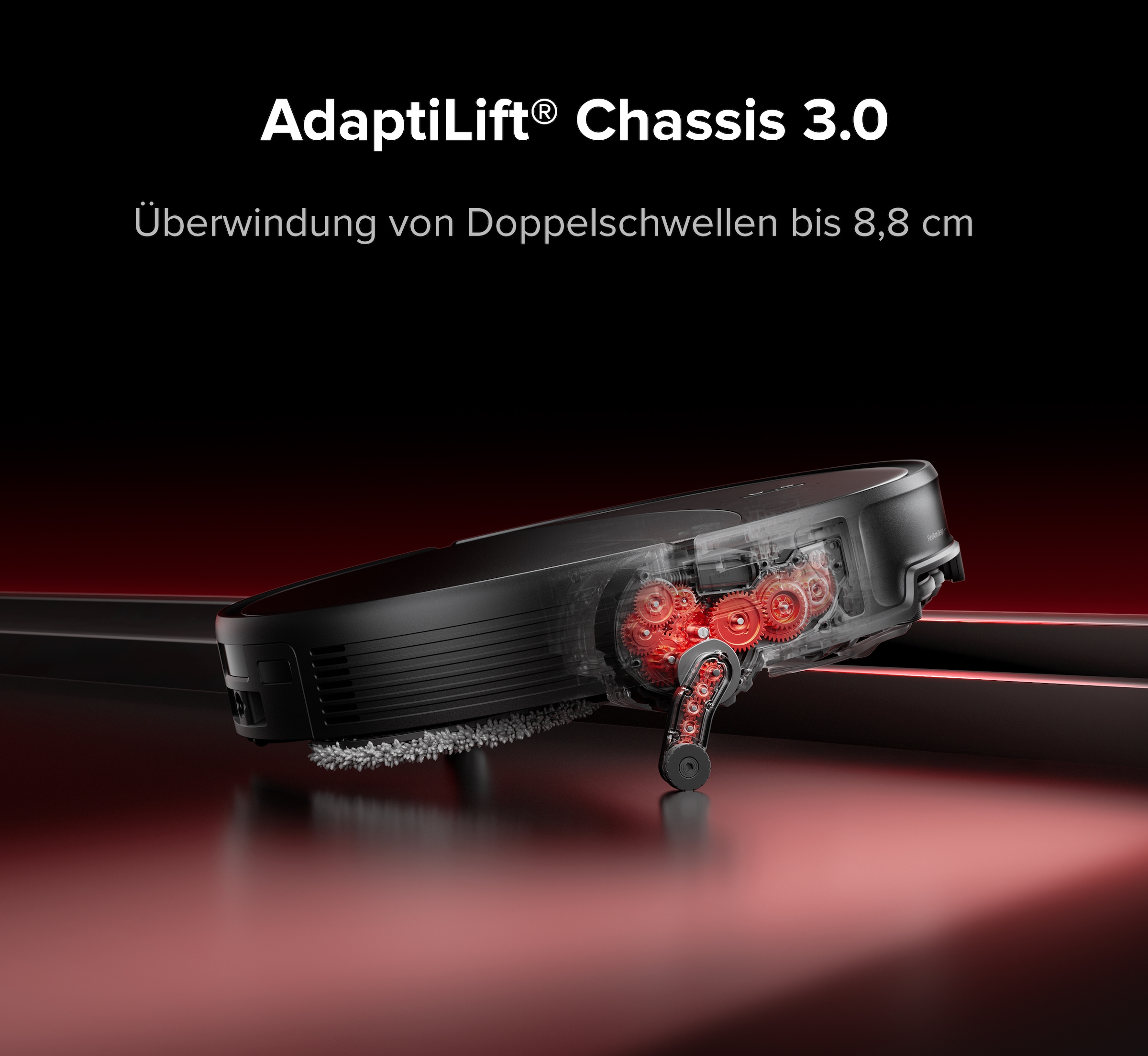 Roborock Saugroboter »mit Wischfunktion Saros 20X mit 36.000 Pa Saugkraft & hohem Wischdruck« Mop-Abnahme, überwindet 8,8cm hohe Schwellen, StarSight2.0 Navigation