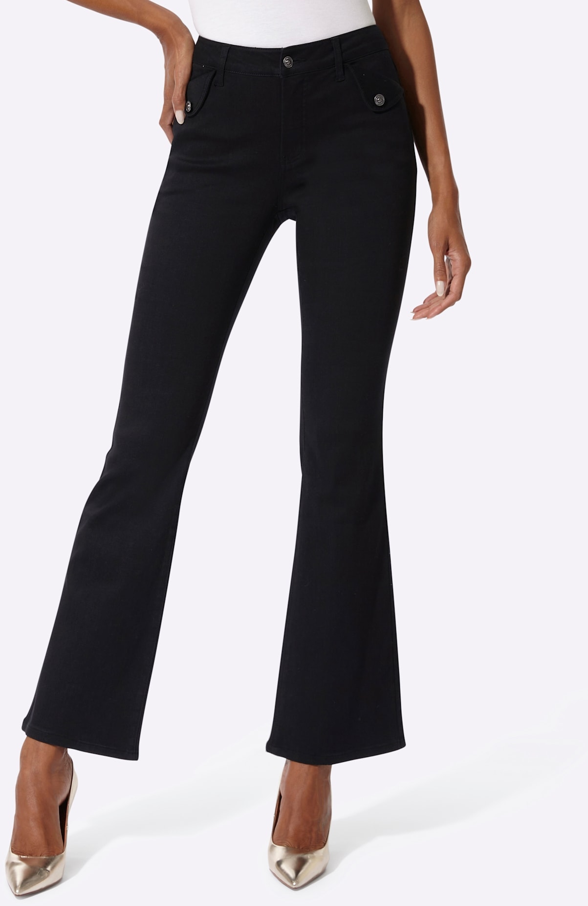 creation L Bootcut-Jeans 1