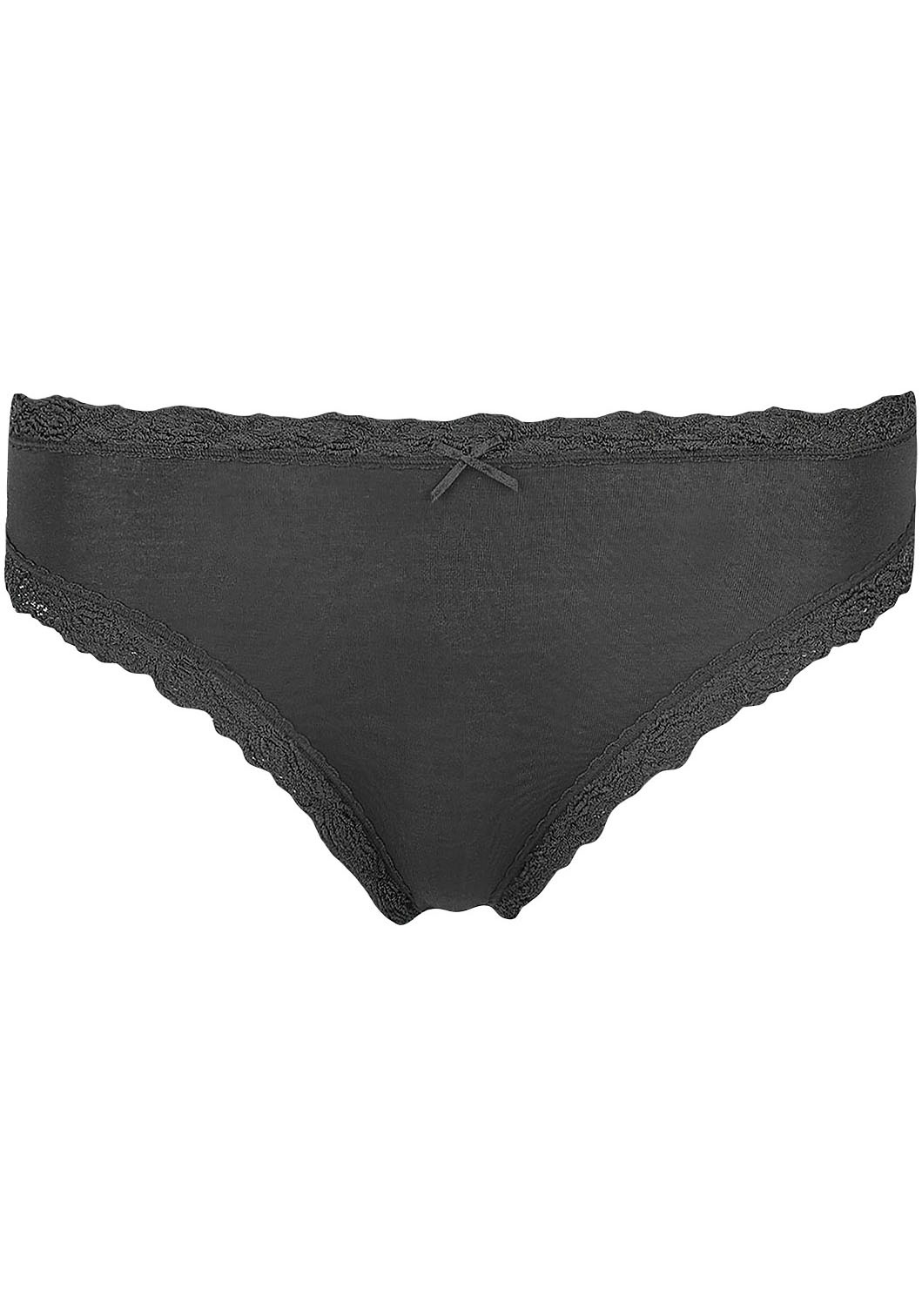 Nina Von C. Jazz-Pants Slips »"Cosy"«, (3er Pack), mit zarter Spitzenverzierung