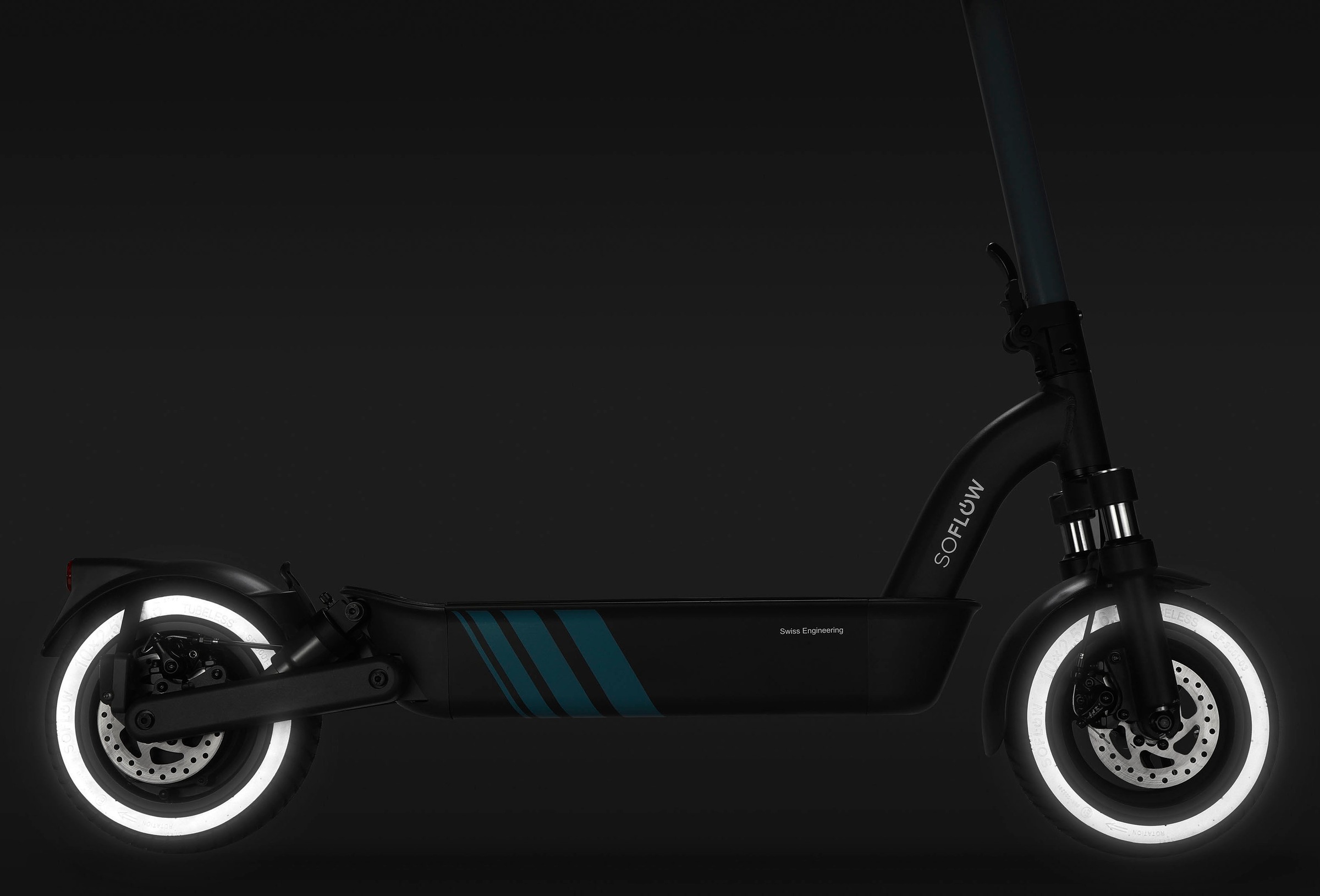 soflow E-Scooter »SO4 PRO GT« mit Straßenzulassung, ABE, Apple Find My, 100 km Reichweite, 10 Zoll