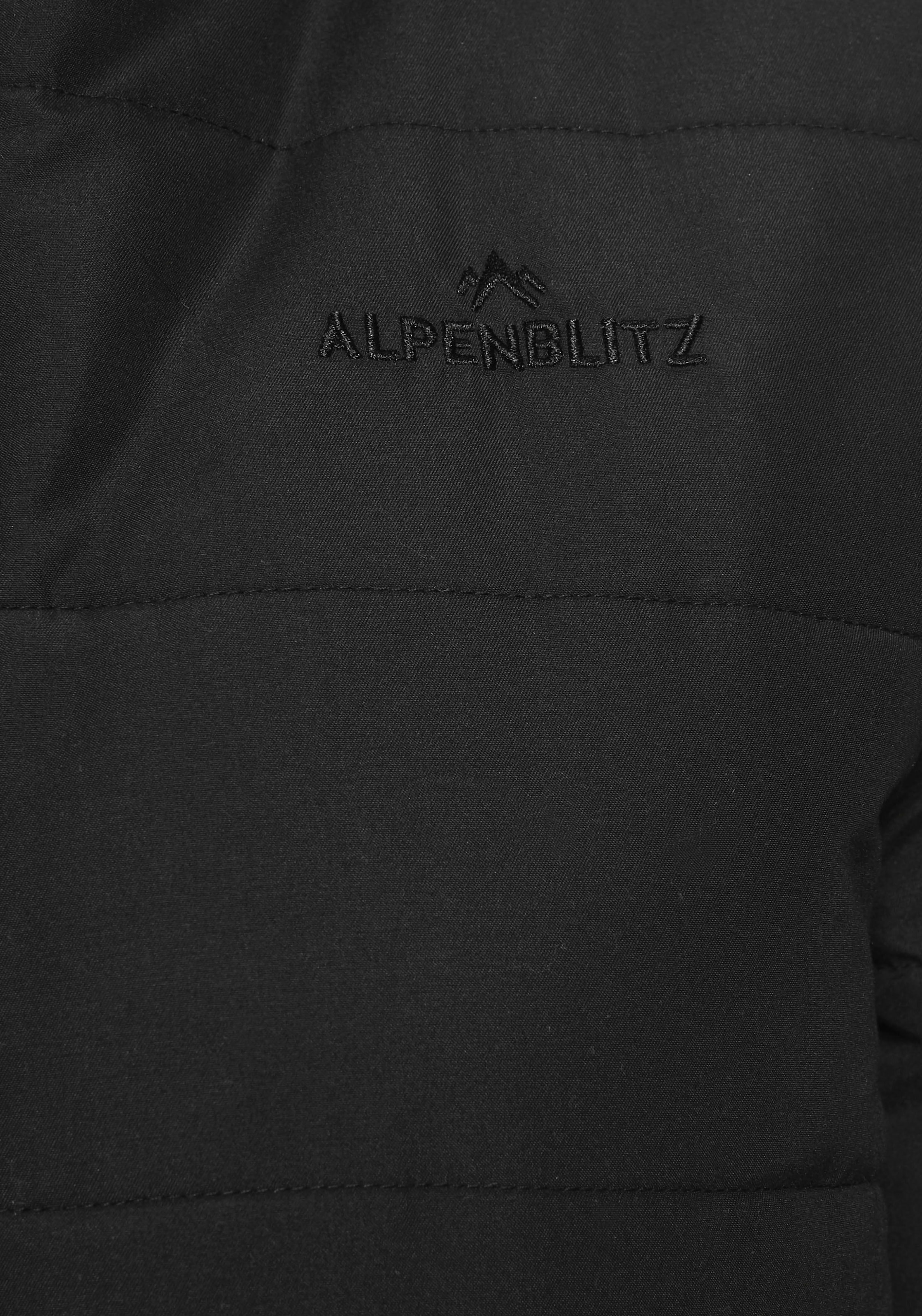 ALPENBLITZ Steppjacke »Flockenwirbel«, mit Kapuze, für den Übergang, aus leichtem Material, unifarbenes Design