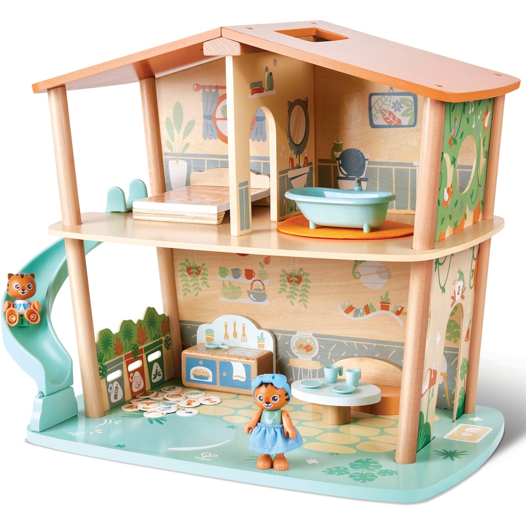 Hape Puppenhaus »Green Planet Explorers, Das Urwaldhaus der Tiger«