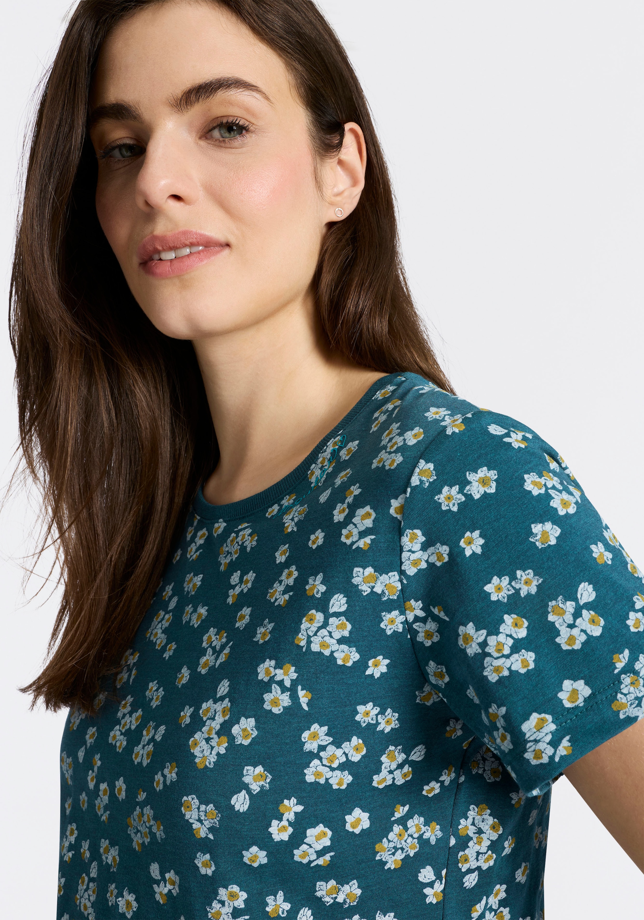 Ragwear Kurzarmshirt »MINTTA FLOWER O« mit sommerlichem Print