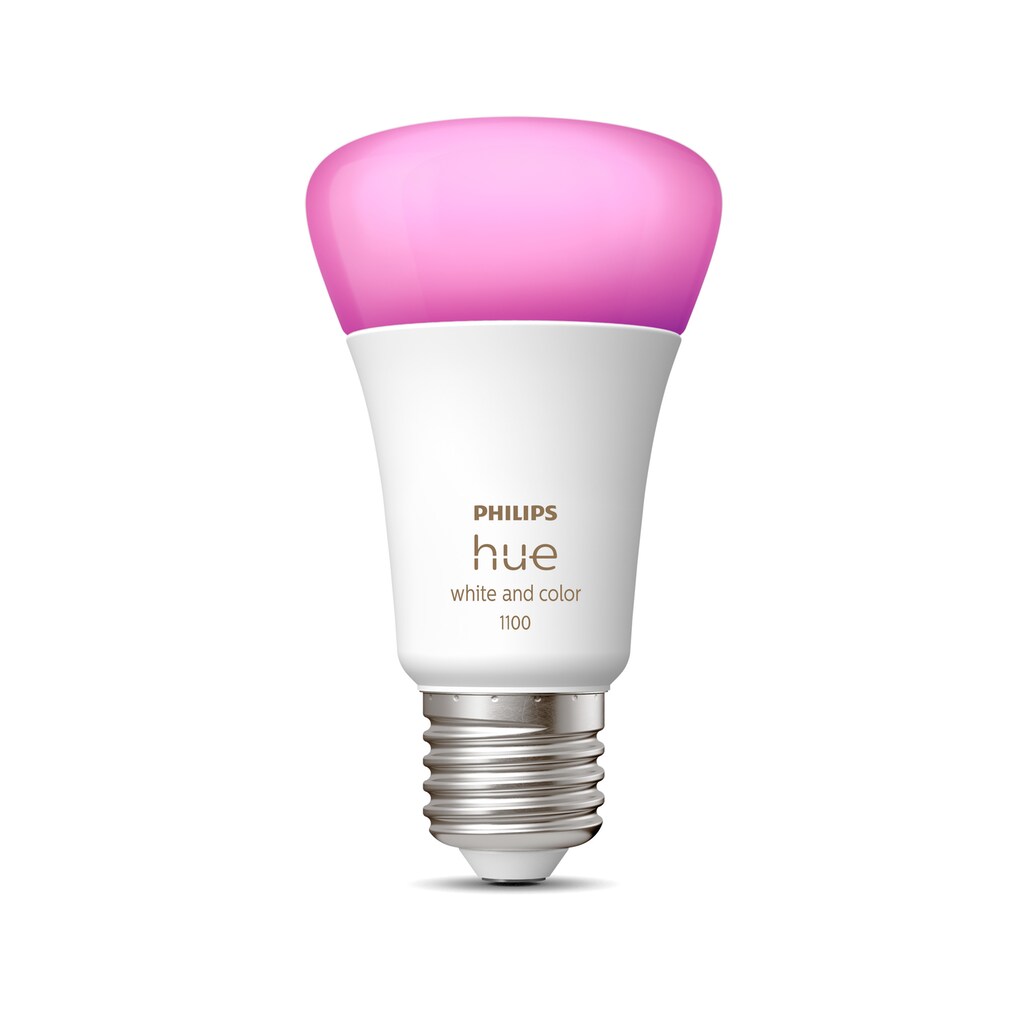 Philips Hue Smarte LED-Leuchte »White & Col. Amb. E27 Einzelpack 1100«