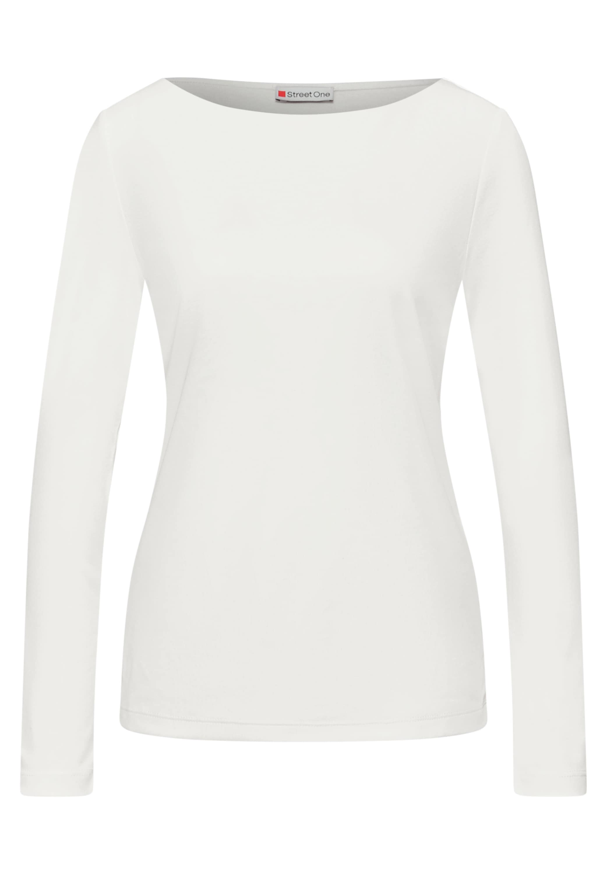 STREET ONE Langarmshirt »Style Lanea« mit U-Boot Ausschnitt