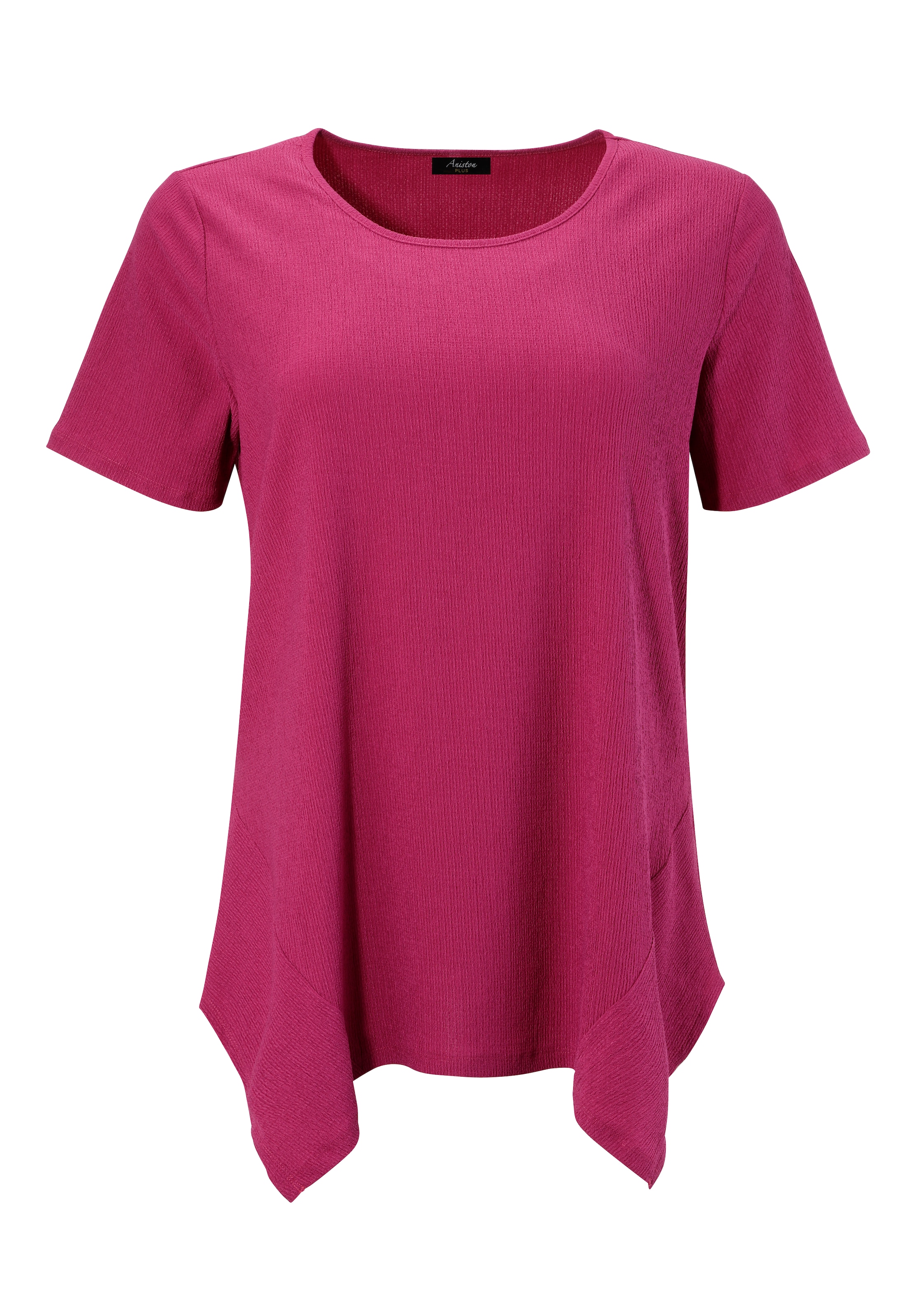 Aniston PLUS Blusenshirt, mit dezenter Streifenlook Struktur - NEUE KOLLEKTION