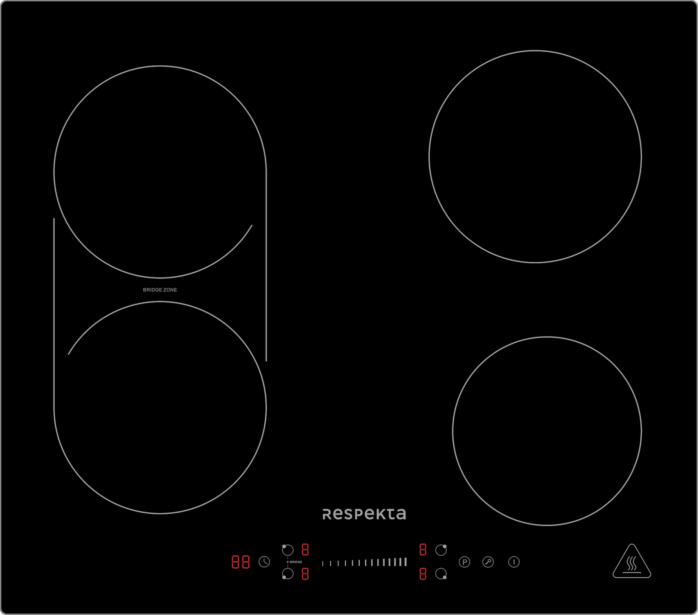 RESPEKTA Küchenzeile »Anton« Breite 310 cm, 91 cm Arbeitshöhe, in exklusiver Konfiguration für OTTO