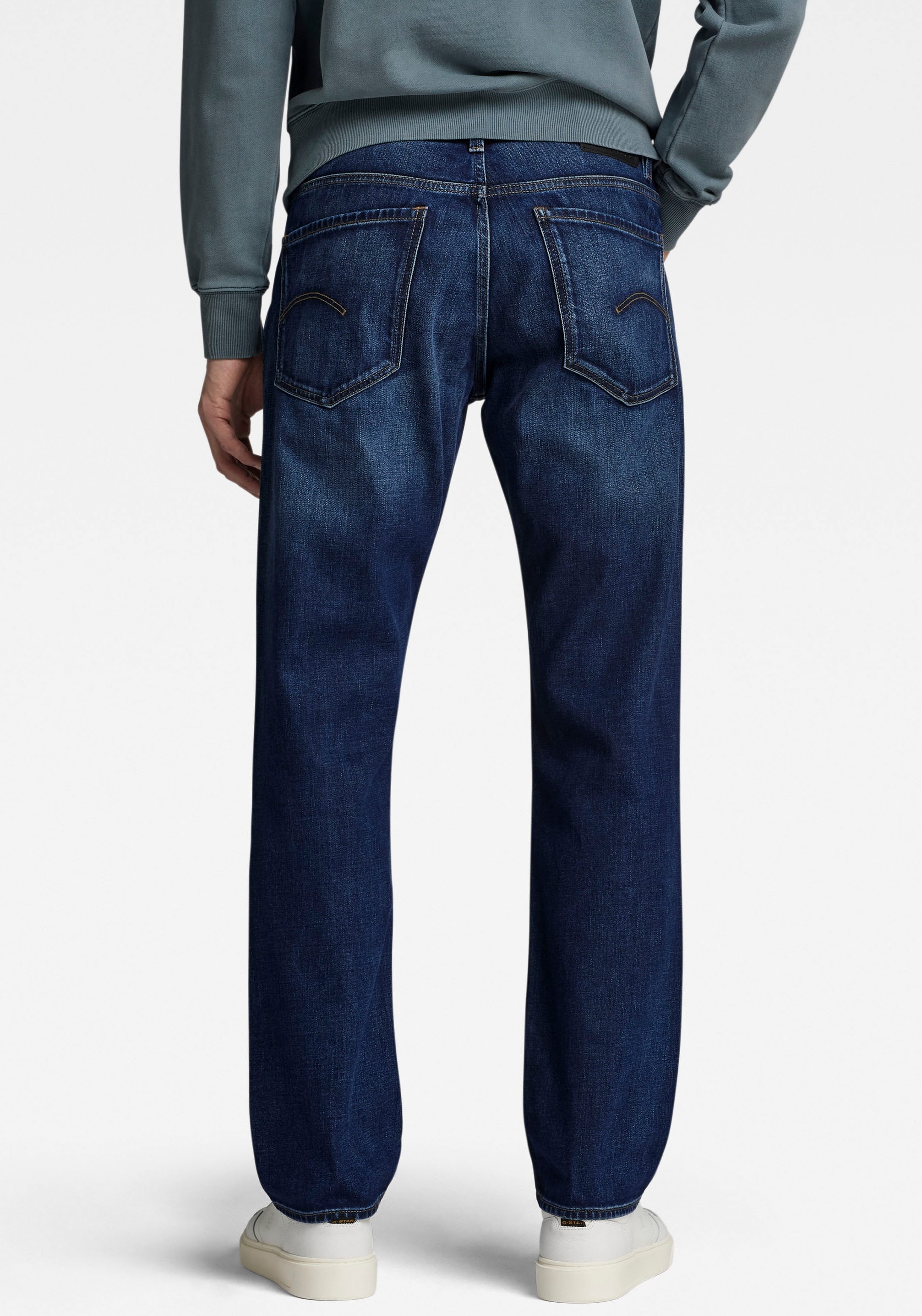 G-STAR Straight-Jeans »Mosa Straight«, mit hellen Nähten