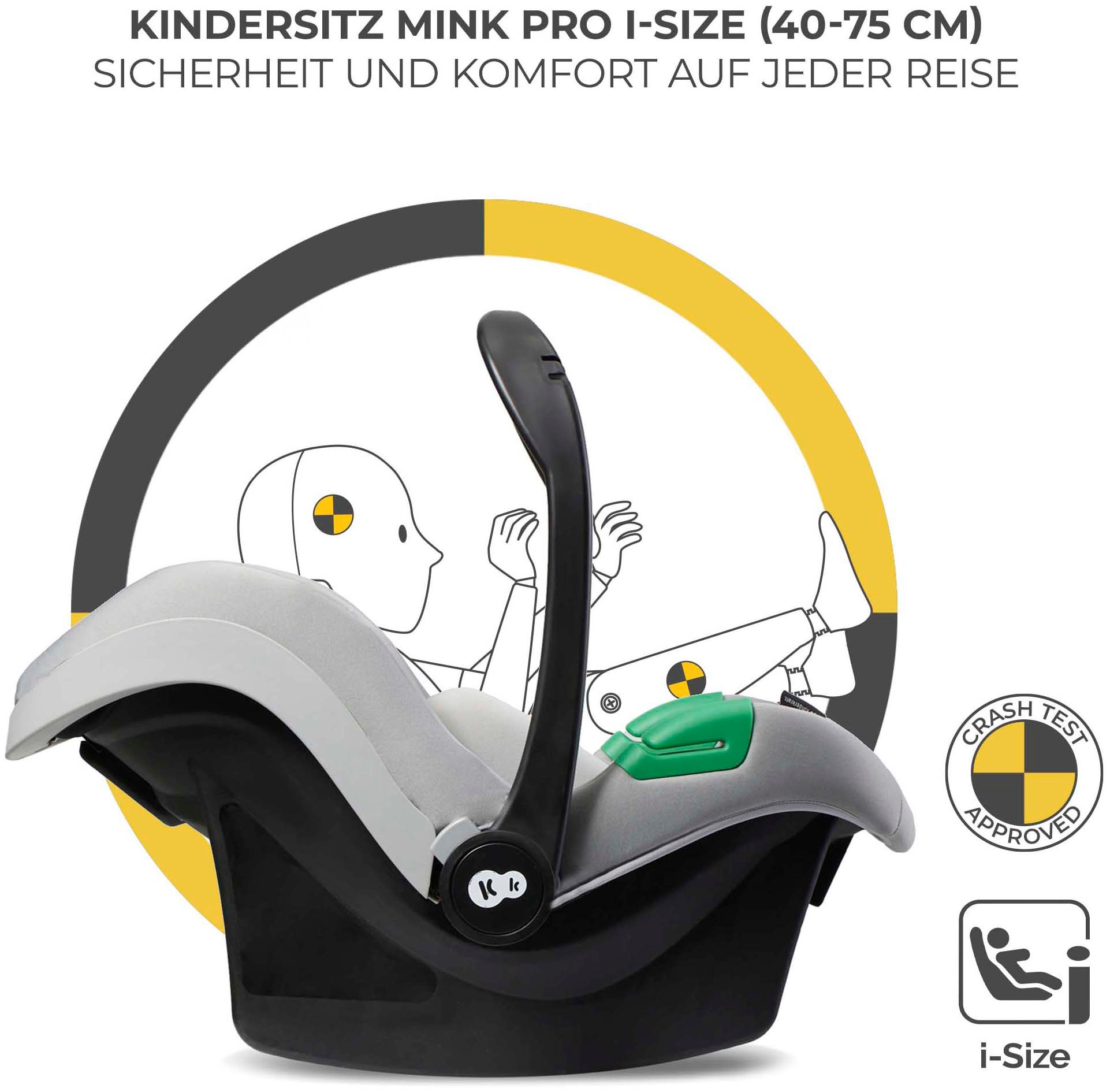 Kinderkraft Kombi-Kinderwagen »MOOV 2 Air 3IN1« 27 kg mit Luftreifen