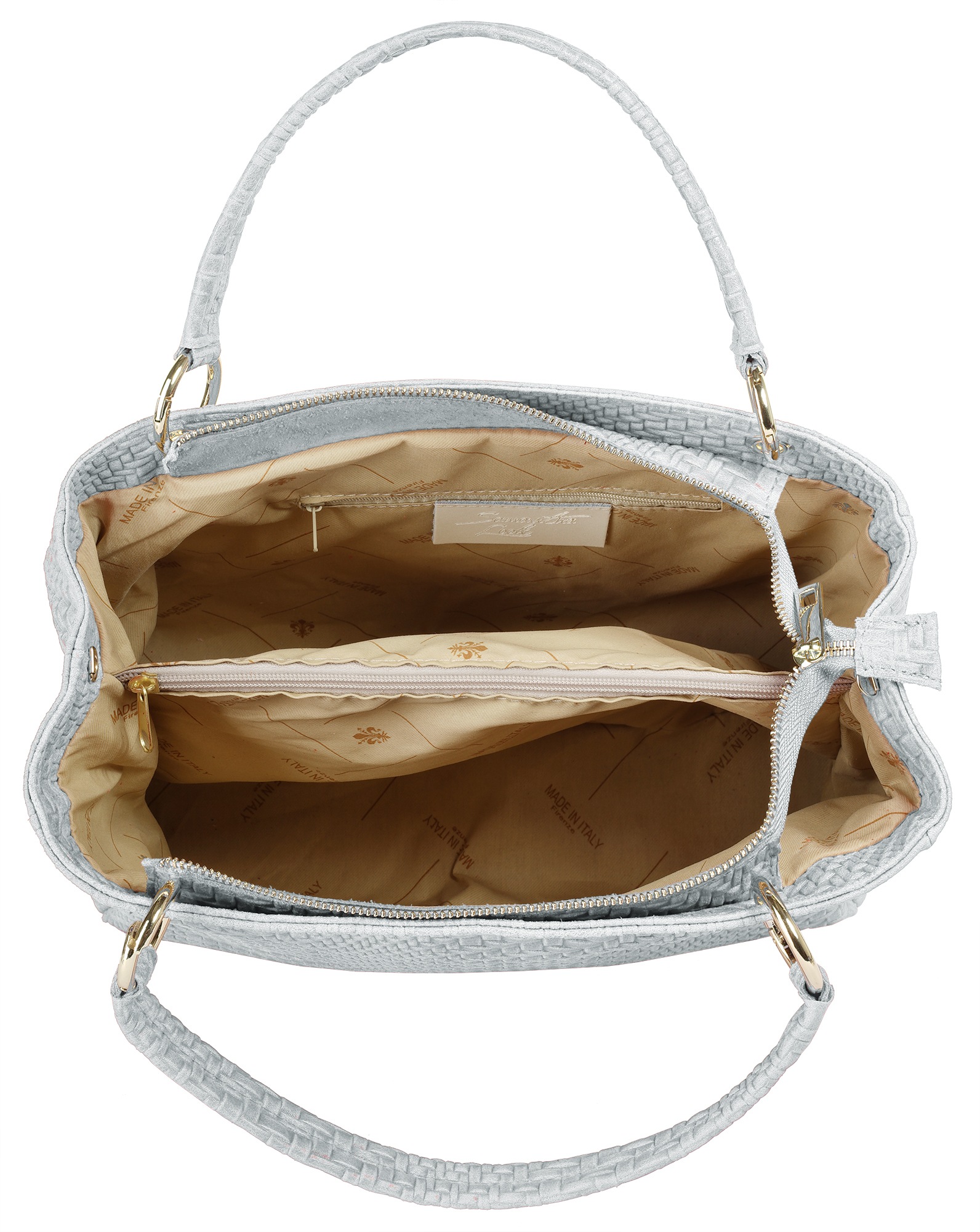 Samantha Look Shopper, echt Leder, Made in Italy