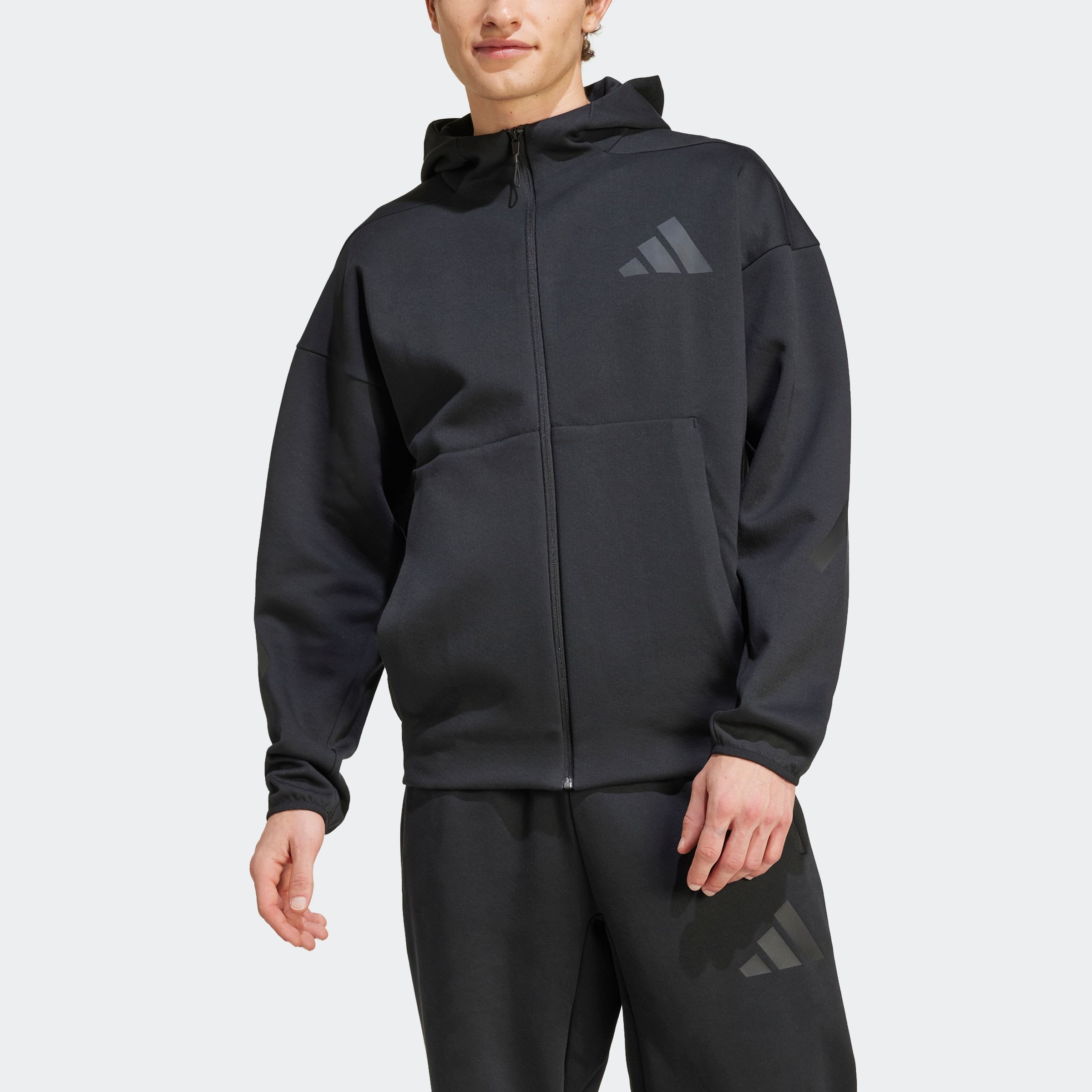 adidas Sportswear Kapuzensweatshirt »NEW ADIDAS Z.N.E. ZIP-HOODIE«, für sportliche Aktivitäten, aus Polyester und Baumwolle

