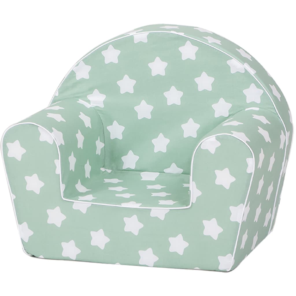 Knorrtoys® Sessel »Green White Stars«