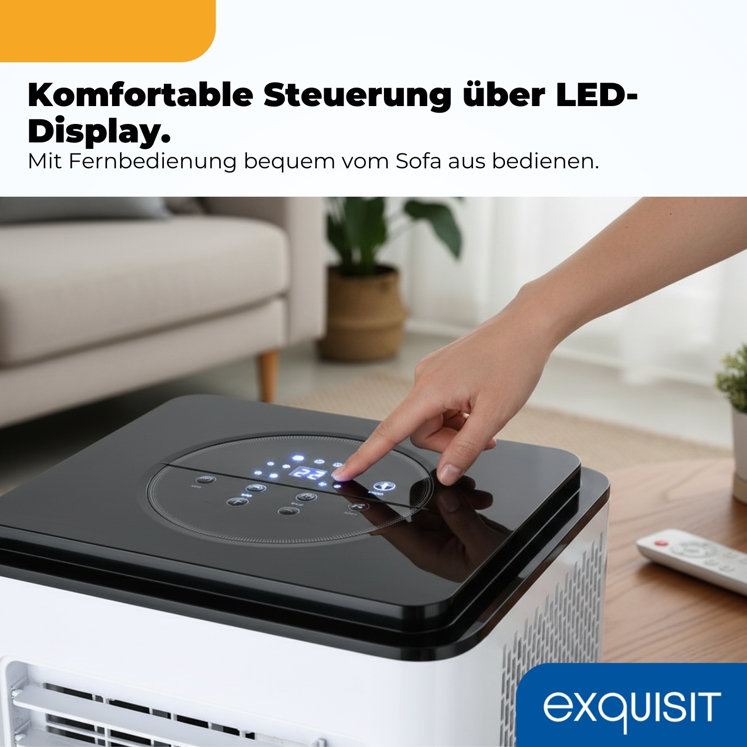 exquisit 4-in-1-Klimagerät »CM 30900 we« Ganzjähriger Komfort mit Kühlen, Heizen, Entfeuchten und Lüften